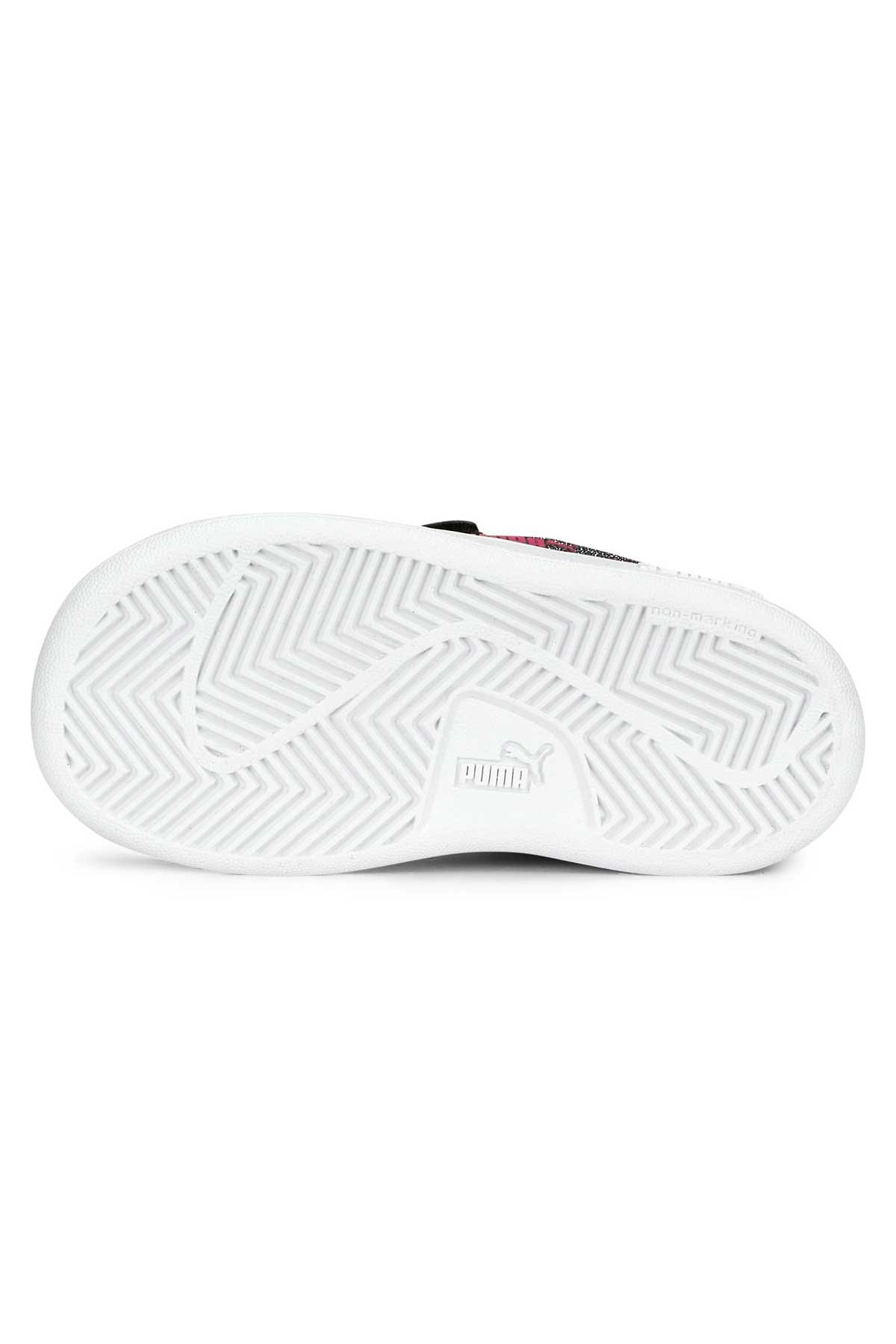 Puma Smash V2 Glitz Bebek Spor Ayakkabı 36738034 Siyah