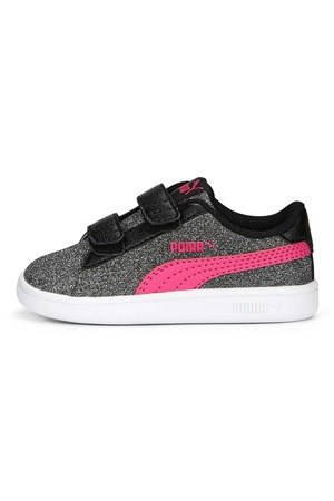 Puma Smash V2 Glitz Bebek Spor Ayakkabı 36738034 Siyah