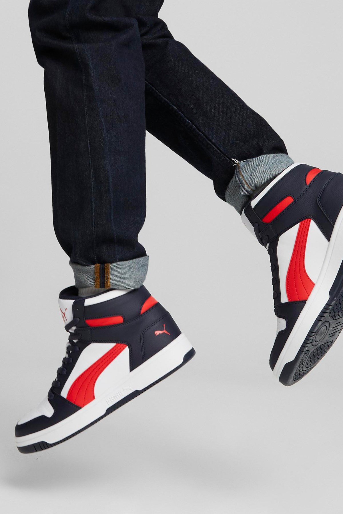 Puma Rebound Layup SL Unisex Ayakkabı 36957329 Lacivert