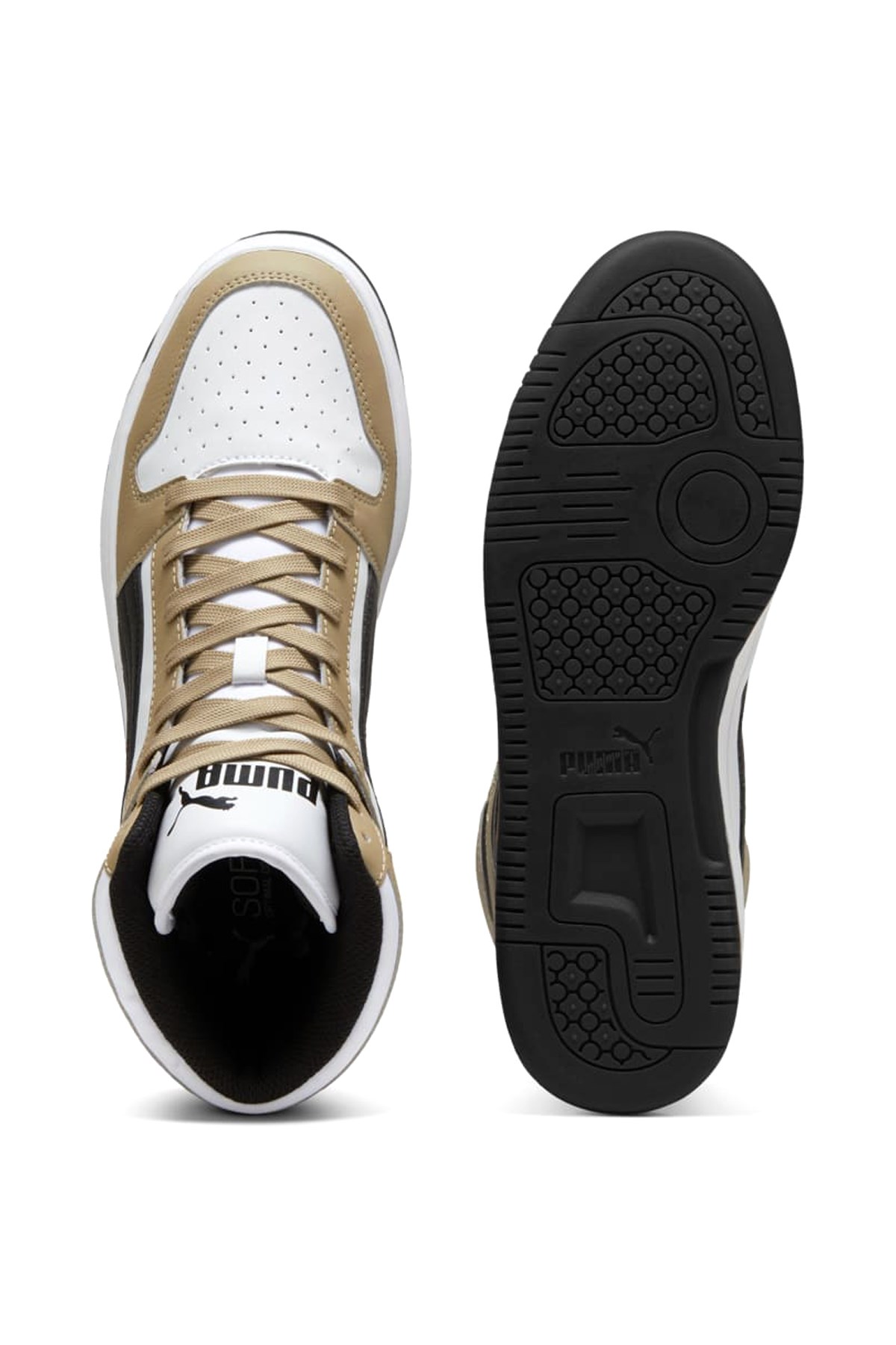 Puma Rebound Layup Sl Erkek Spor Ayakkabı 36957350 Bej