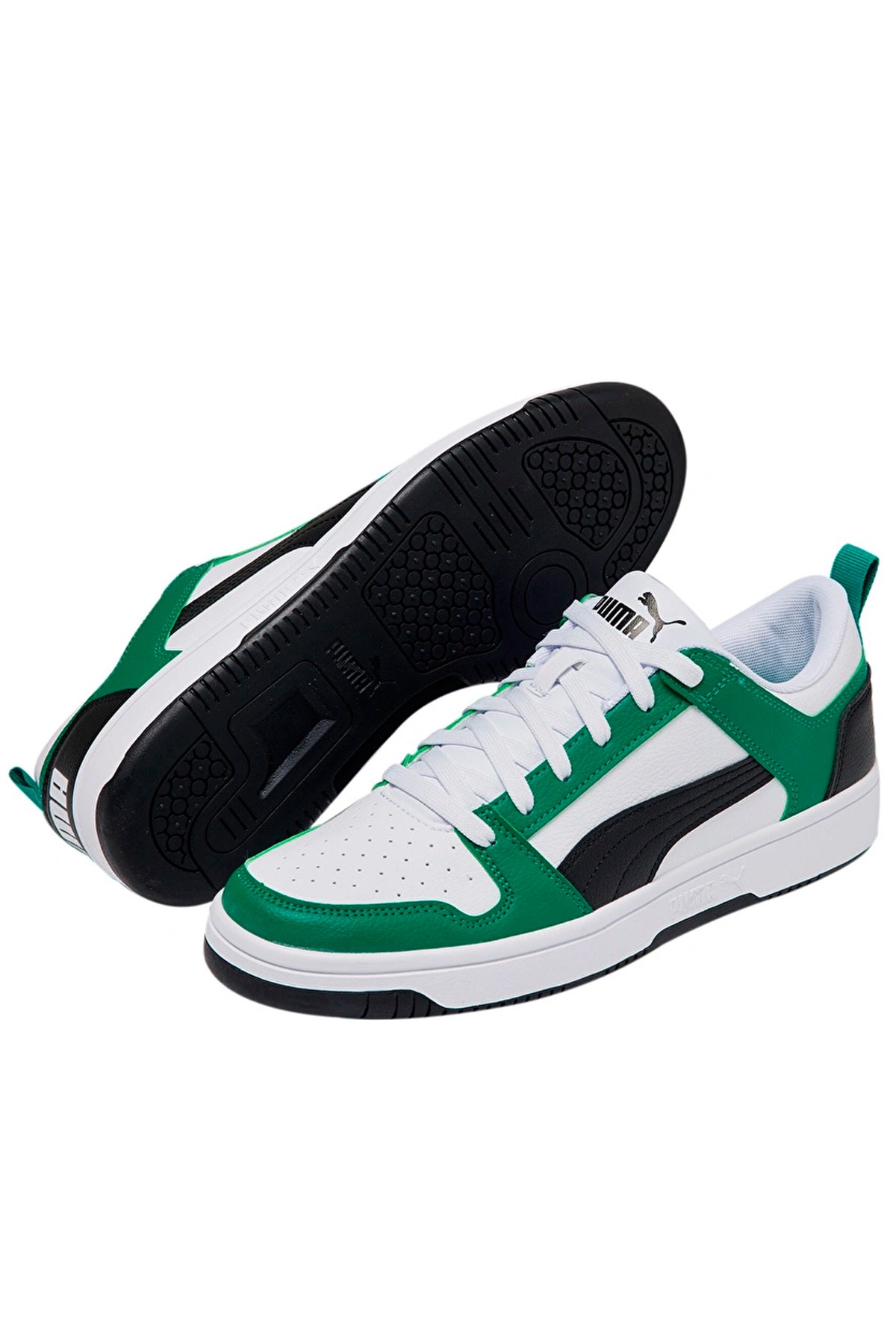 Puma Rebound Layup Lo Sl Unisex Spor Ayakkabı 36986621 Yeşil