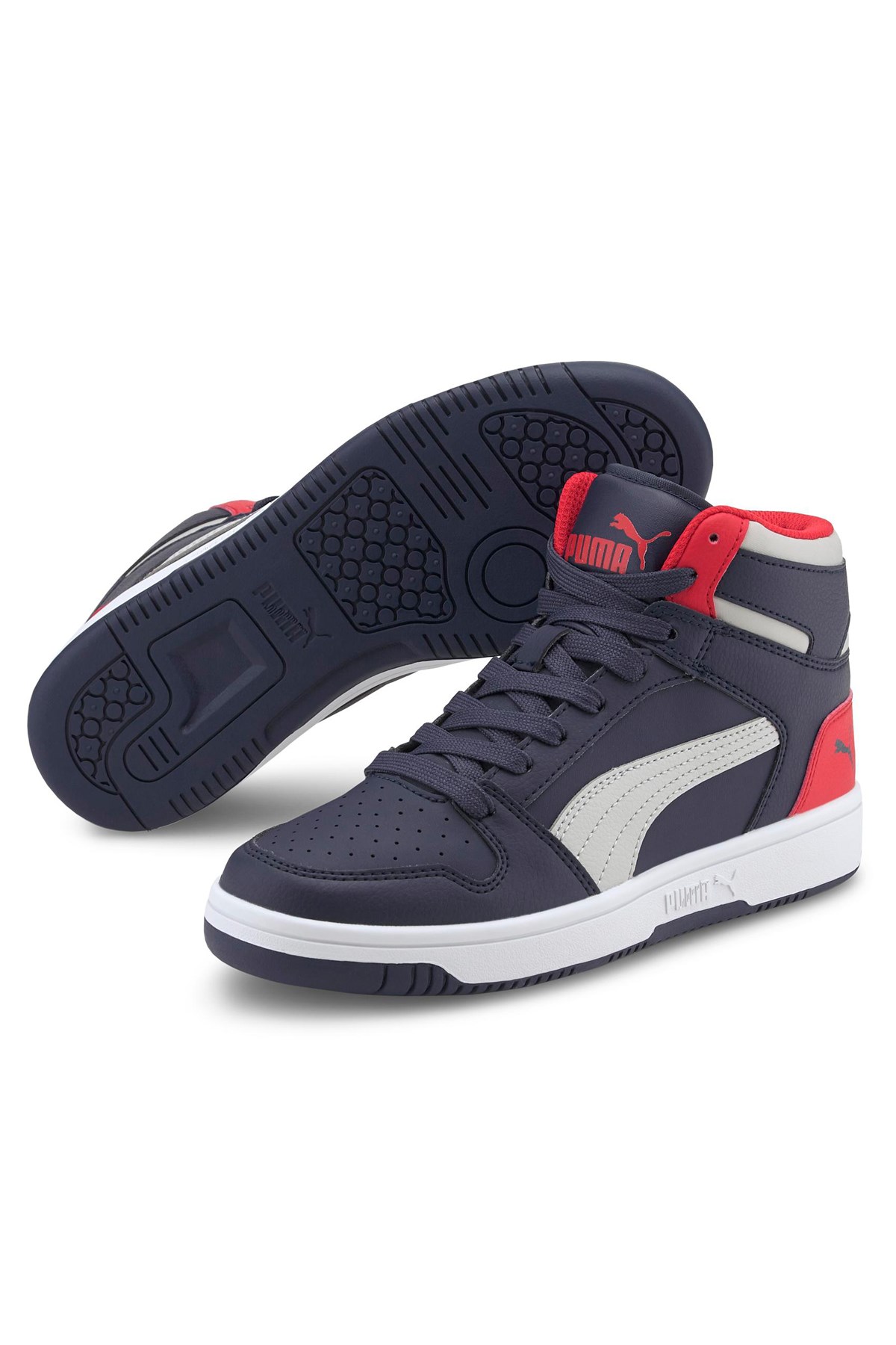 Puma Rebound Layup SL Çocuk Ayakkabı 37048611 Lacivert