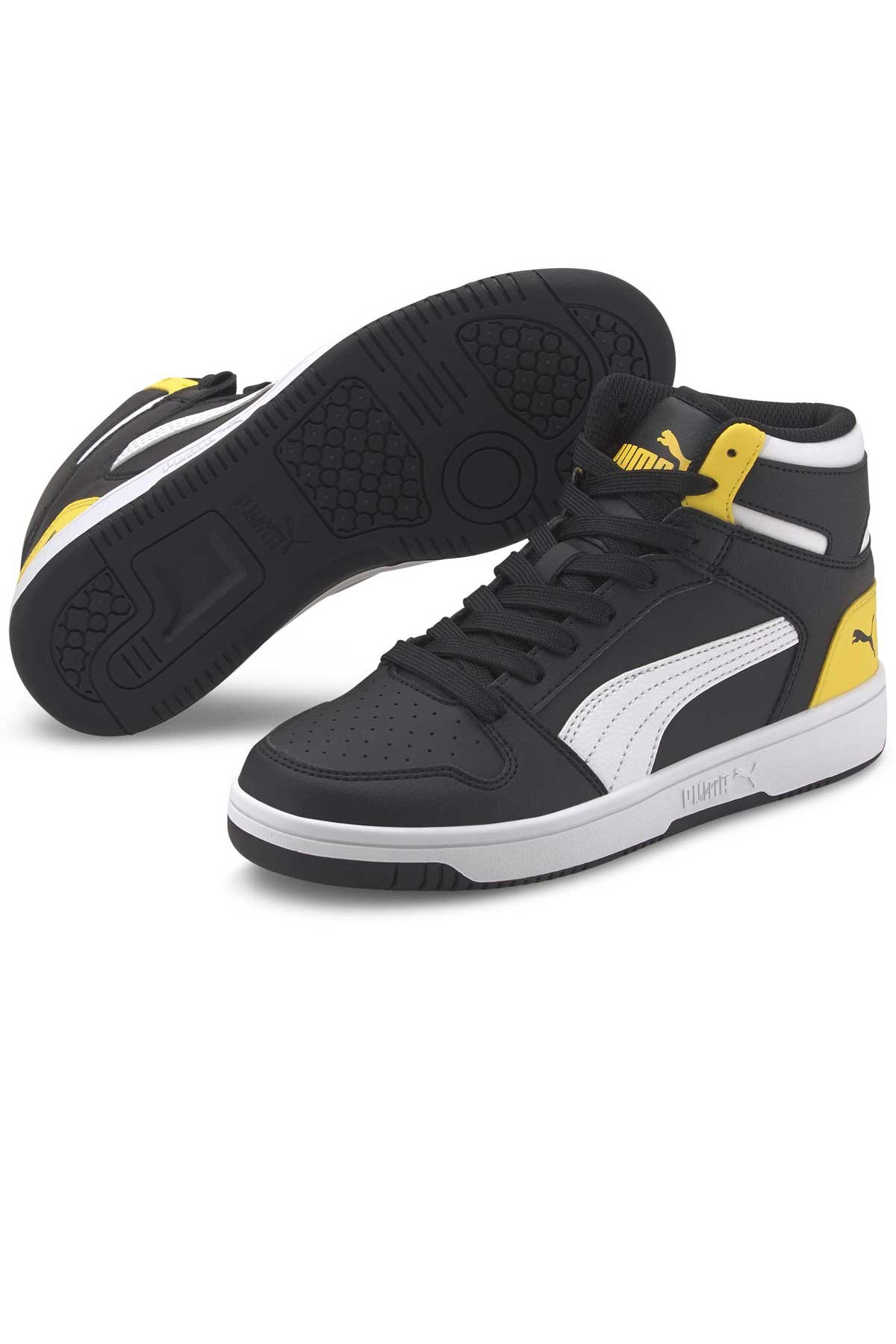 Puma Rebound Layup SL Çocuk Ayakkabı 37048612 Siyah