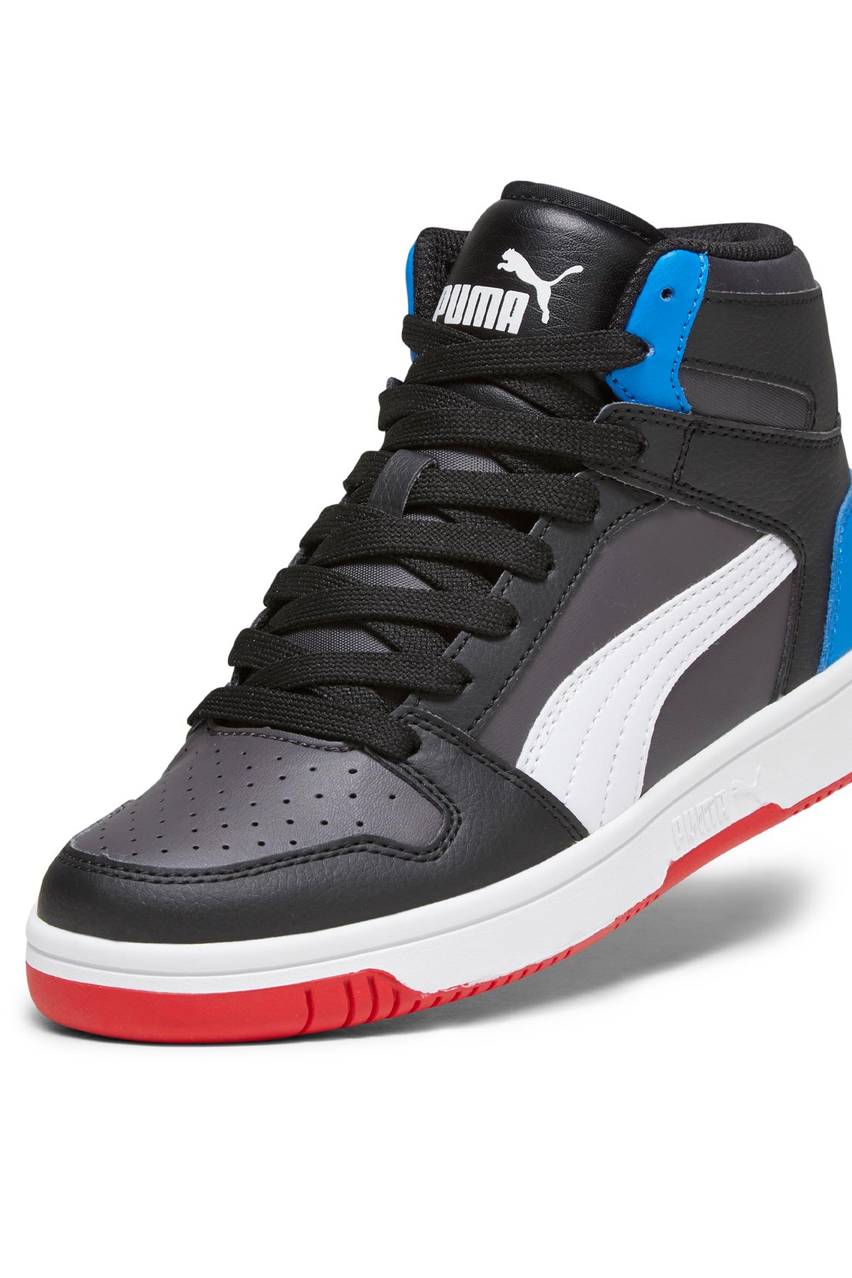 Puma Rebound Layup SL Çocuk Ayakkabı 37048624 Siyah