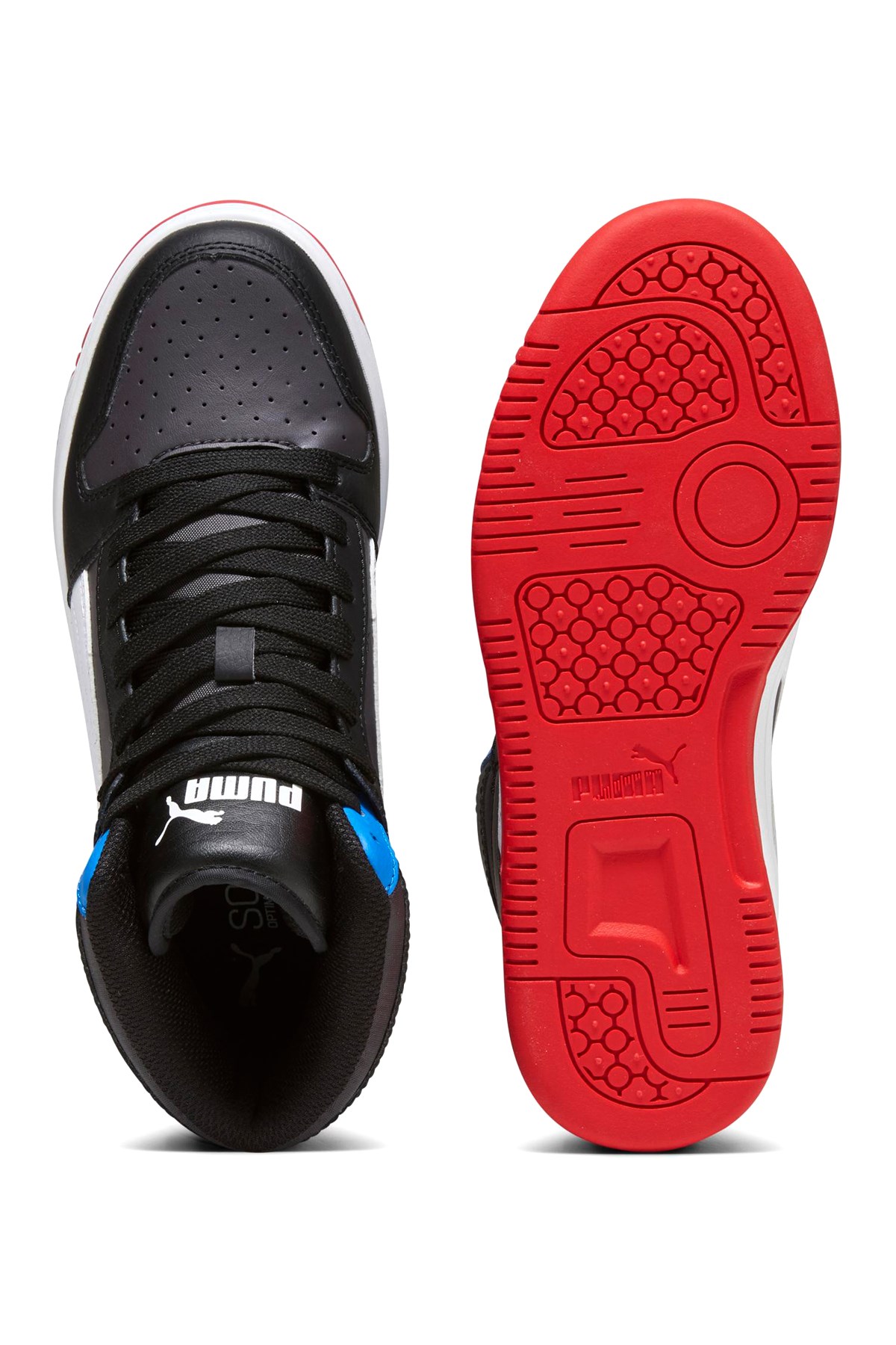 Puma Rebound Layup SL Çocuk Ayakkabı 37048624 Siyah