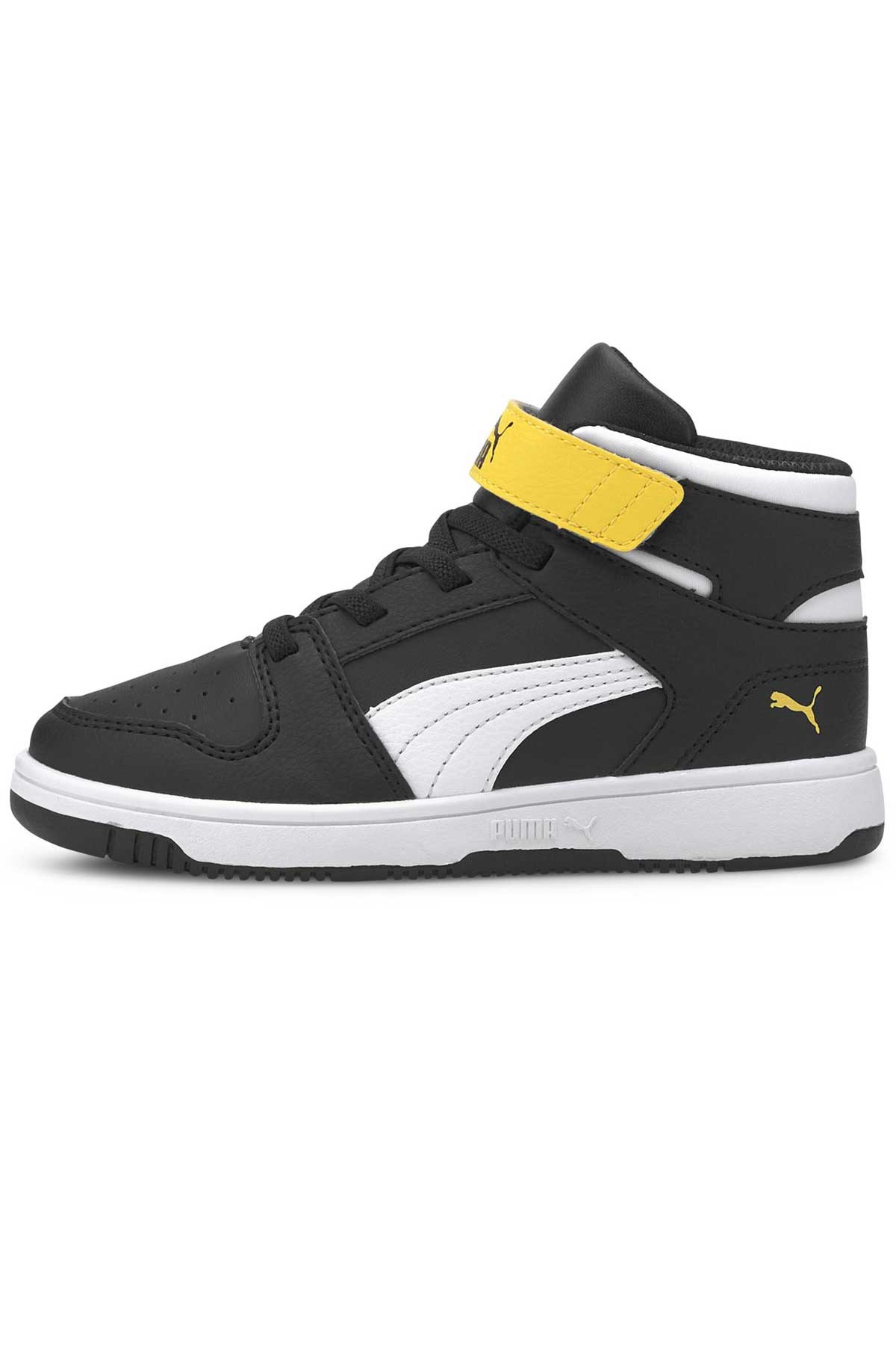 Puma Rebound Layup SL V Çocuk Ayakkabı 37048812 Siyah