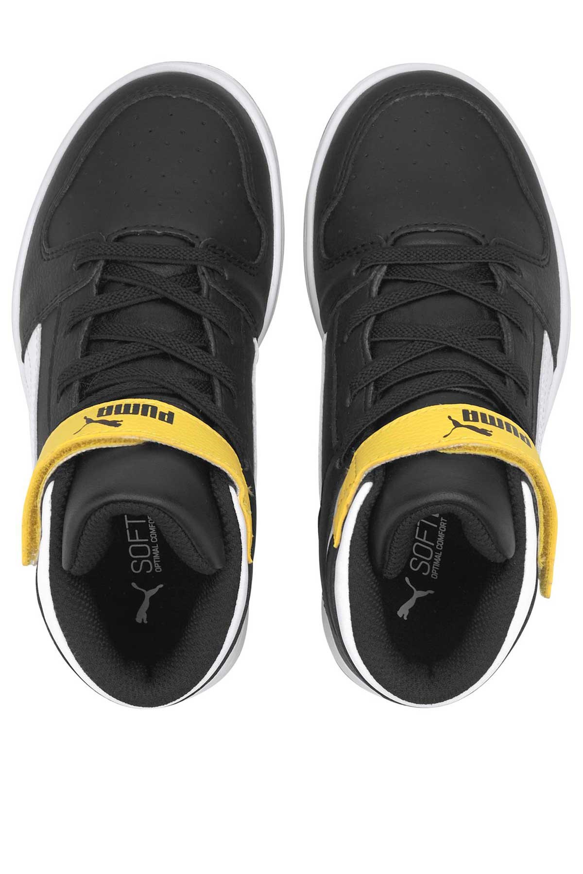 Puma Rebound Layup SL V Çocuk Ayakkabı 37048812 Siyah
