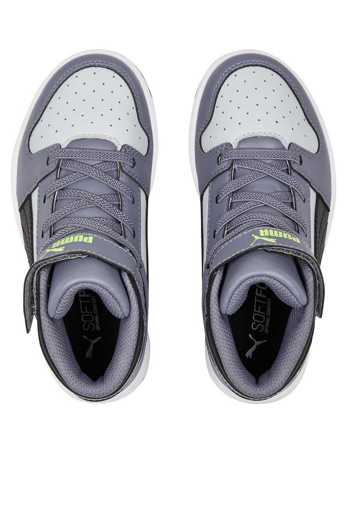 Puma Rebound Layup SL V Çocuk Ayakkabı 37048820 Gri