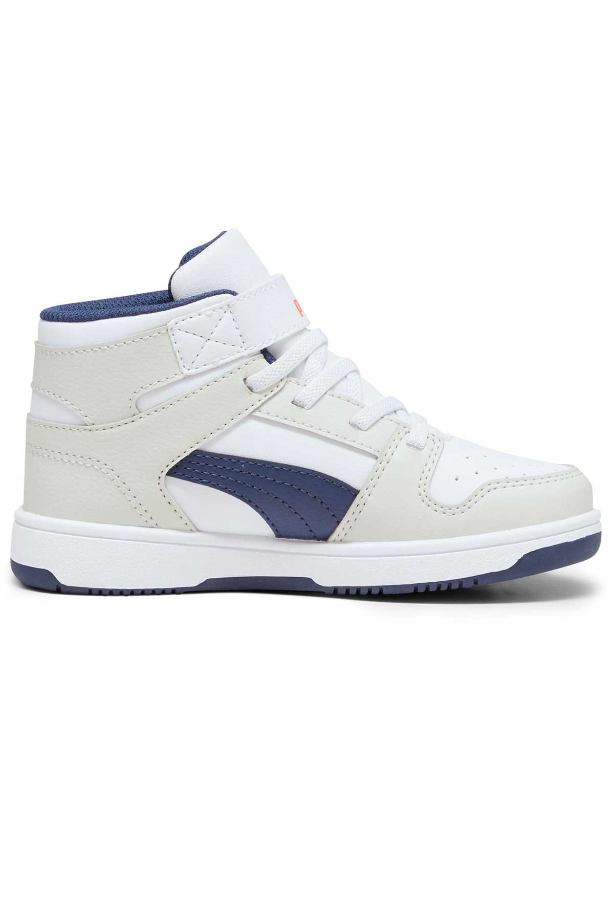 Puma Rebound Layup SL V Çocuk Ayakkabı 37048823 Beyaz