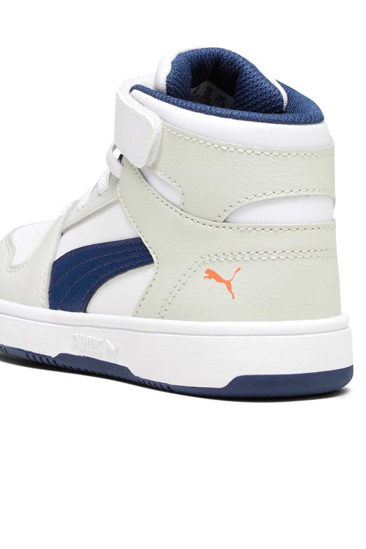 Puma Rebound Layup SL V Çocuk Ayakkabı 37048823 Beyaz