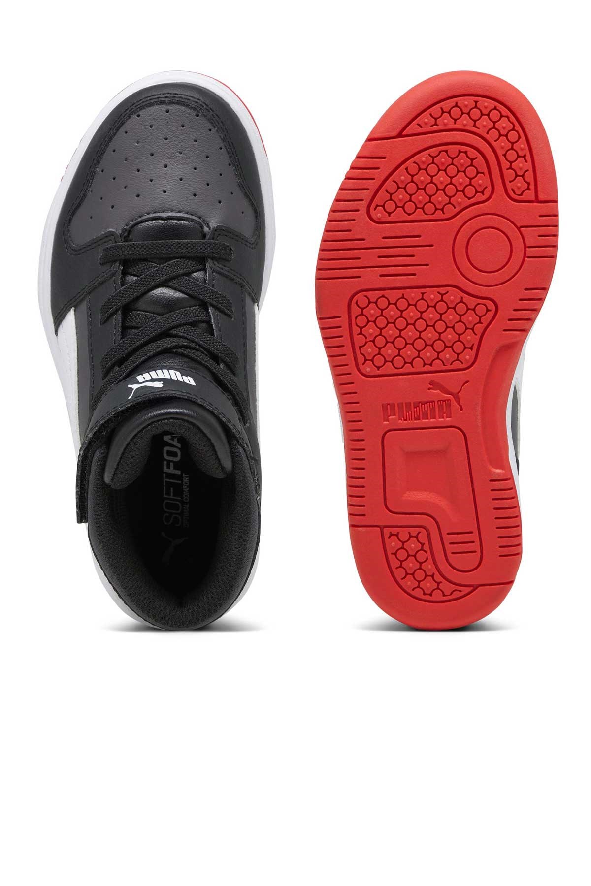Puma Rebound Layup SL V Çocuk Ayakkabı 37048824 Siyah