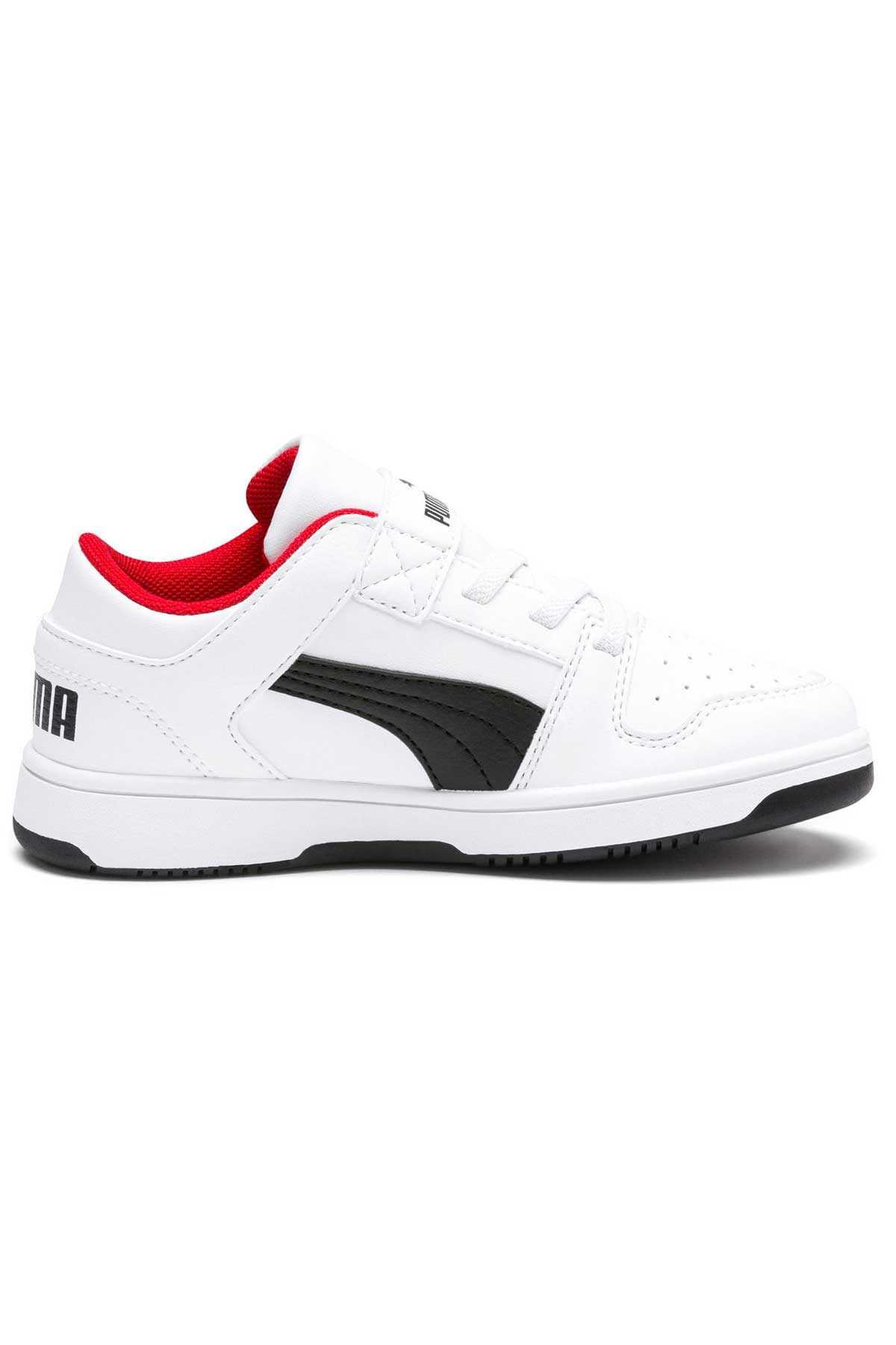 Puma Rebound Layup Lo SL V Çocuk Spor Ayakkabı 37049201 Beyaz
