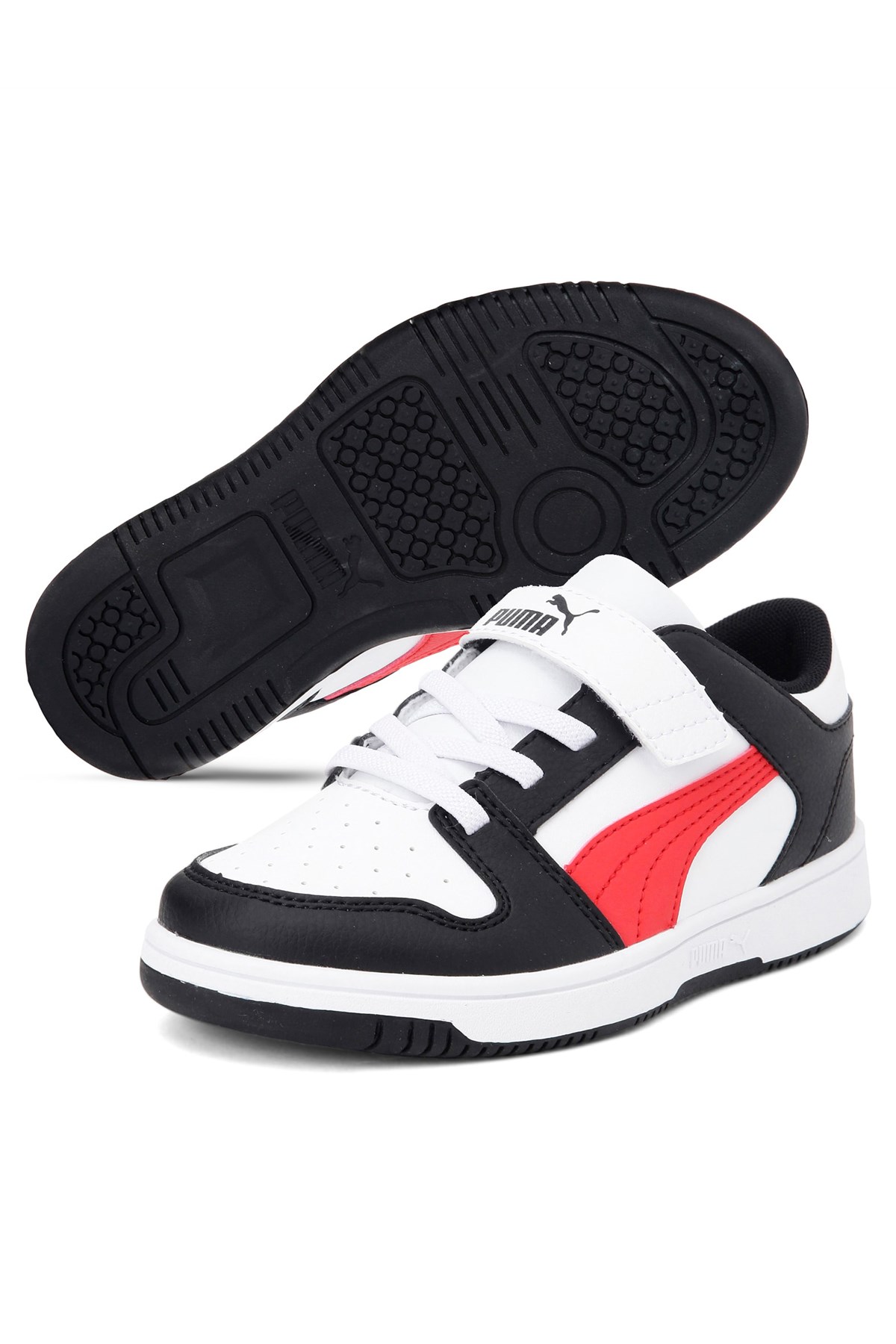 Puma Rebound Layup Lo SL V Çocuk Spor Ayakkabı 37049207 Beyaz