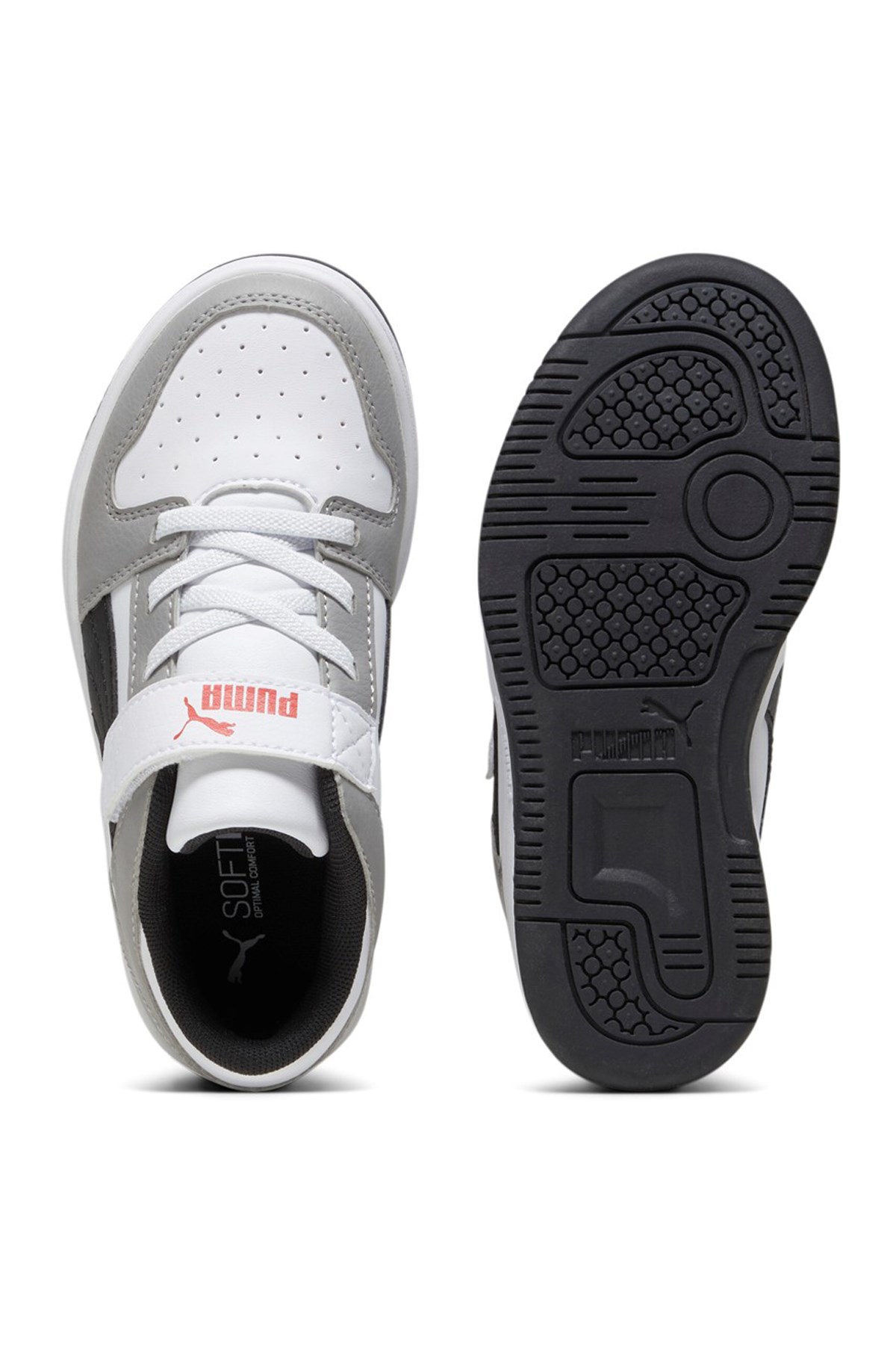 Puma Rebound Layup Lo Sl V Ps Çocuk Spor Ayakkabı 37049220 Beyaz