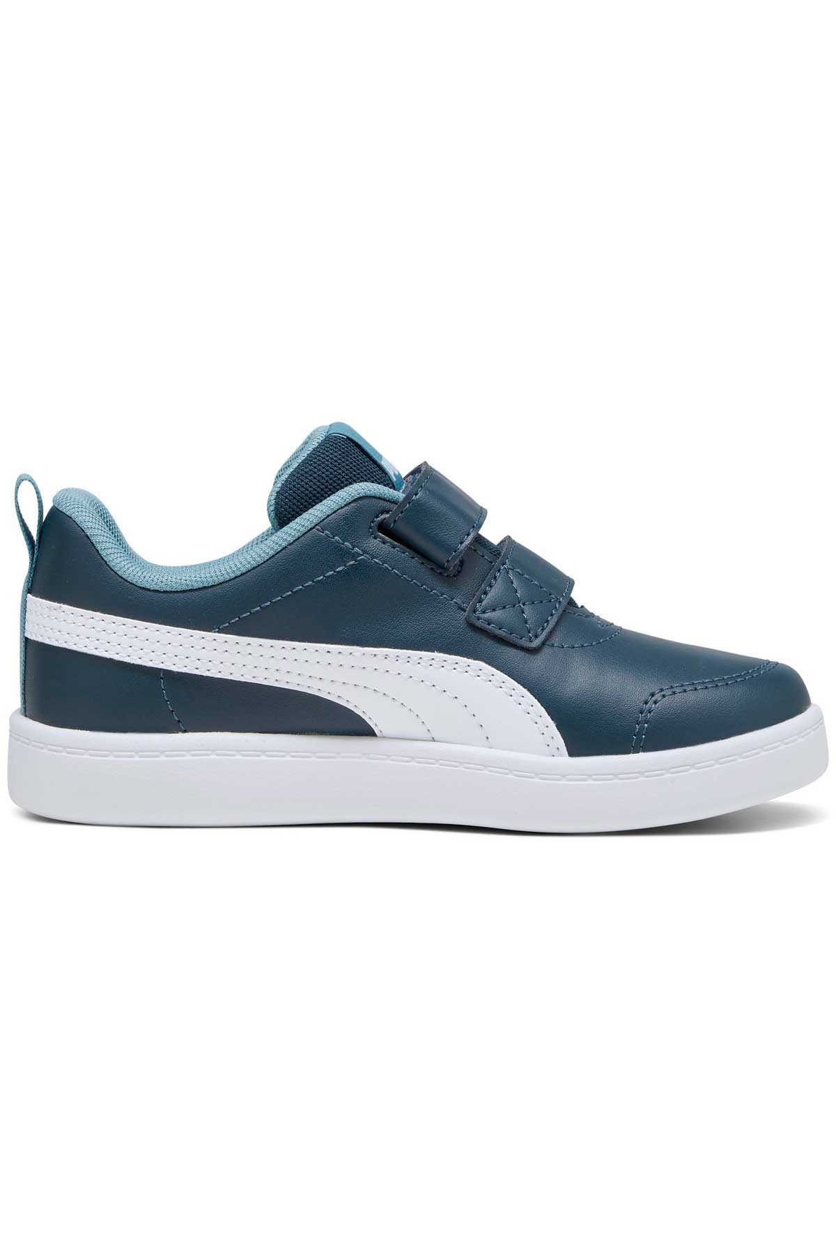 Puma Courtflex V2 V Çocuk Spor Ayakkabı 37154330 Lacivert