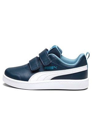 Puma Courtflex V2 V Çocuk Spor Ayakkabı 37154330 Lacivert
