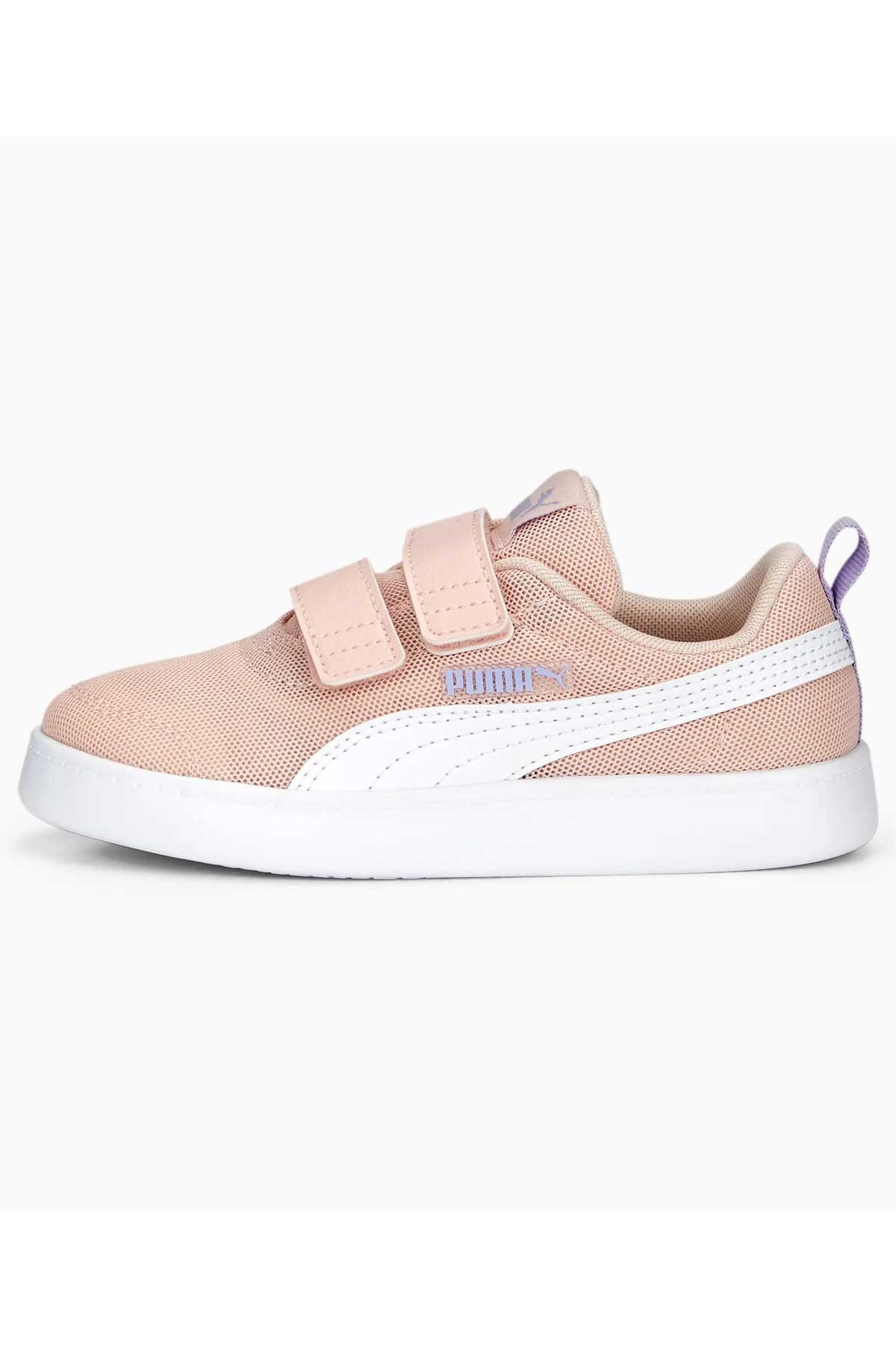 Puma Courtflex v2 Çocuk Spor Ayakkabı 37175813 Turuncu