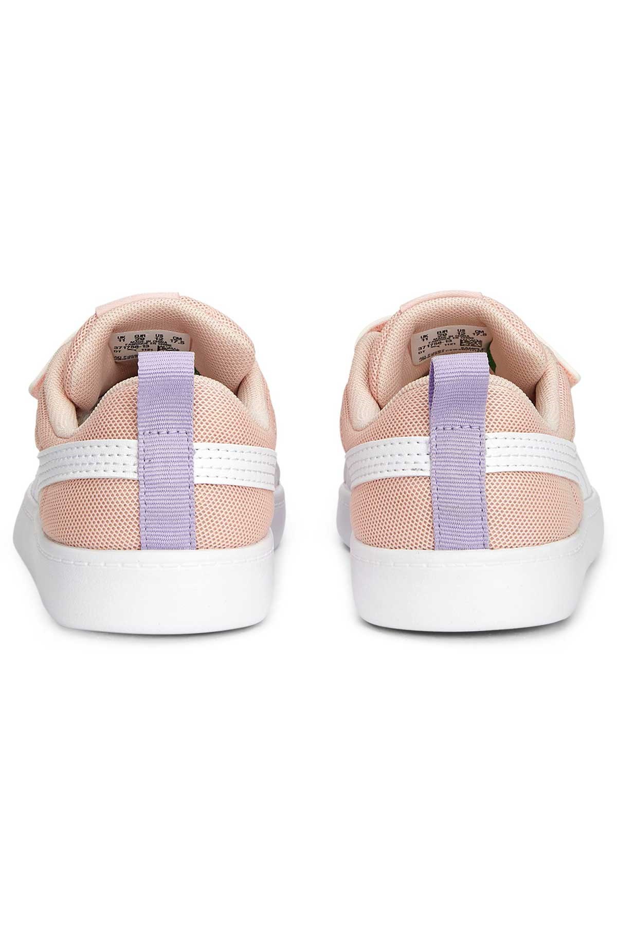 Puma Courtflex v2 Çocuk Spor Ayakkabı 37175813 Turuncu