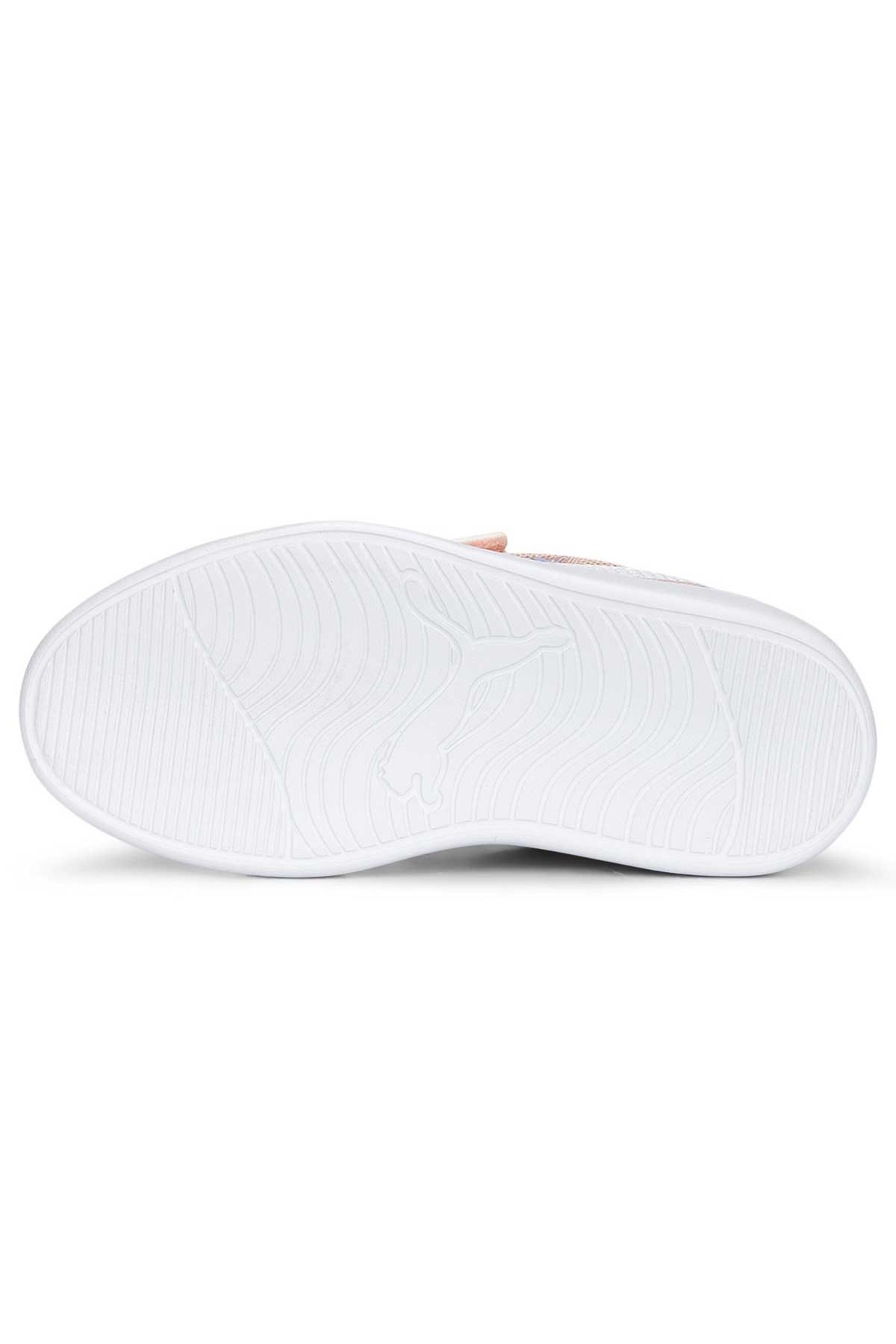 Puma Courtflex v2 Çocuk Spor Ayakkabı 37175813 Turuncu