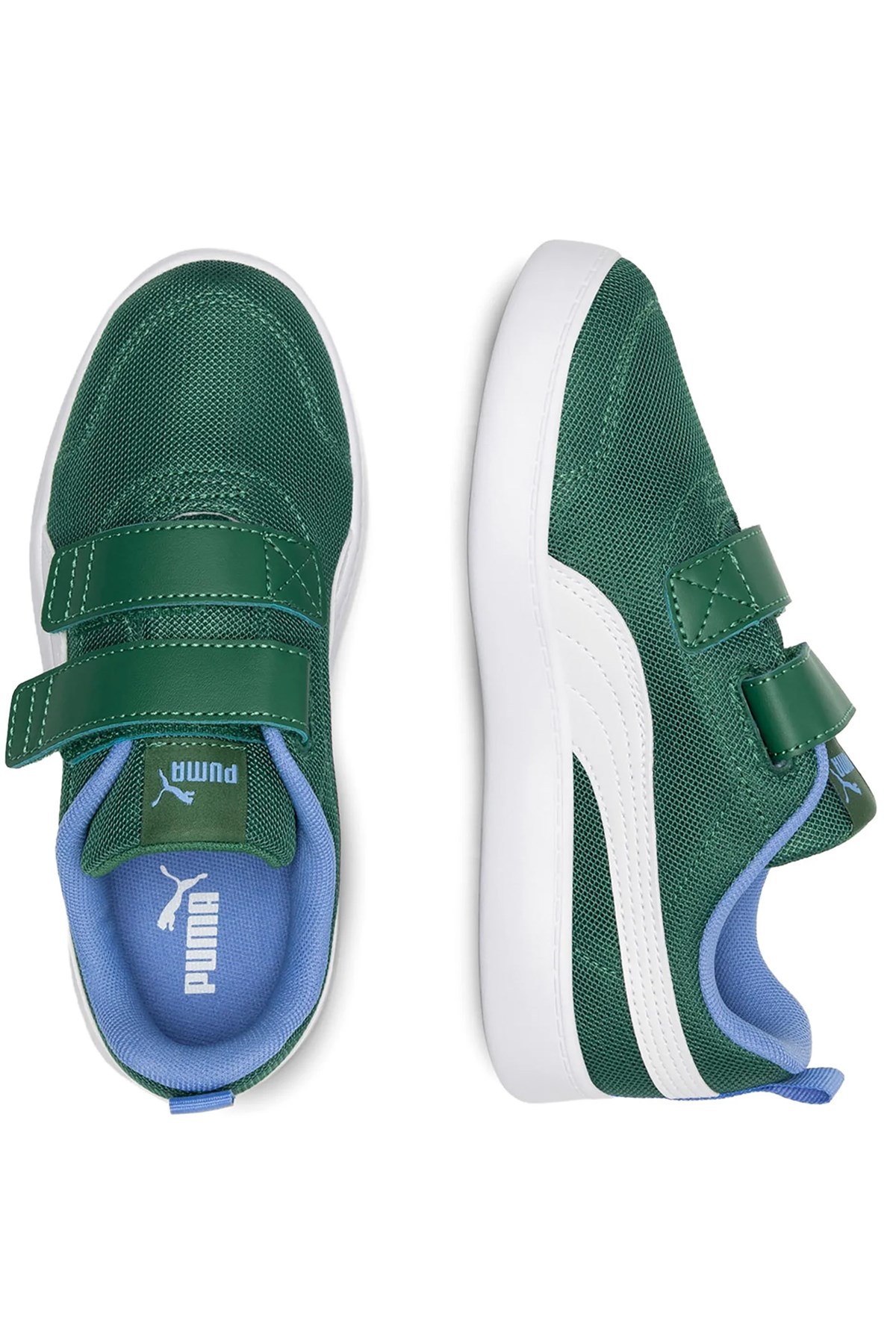 Puma Courtflex V2 Mesh V Ps Çocuk Spor Ayakkabı 37175818 Yeşil