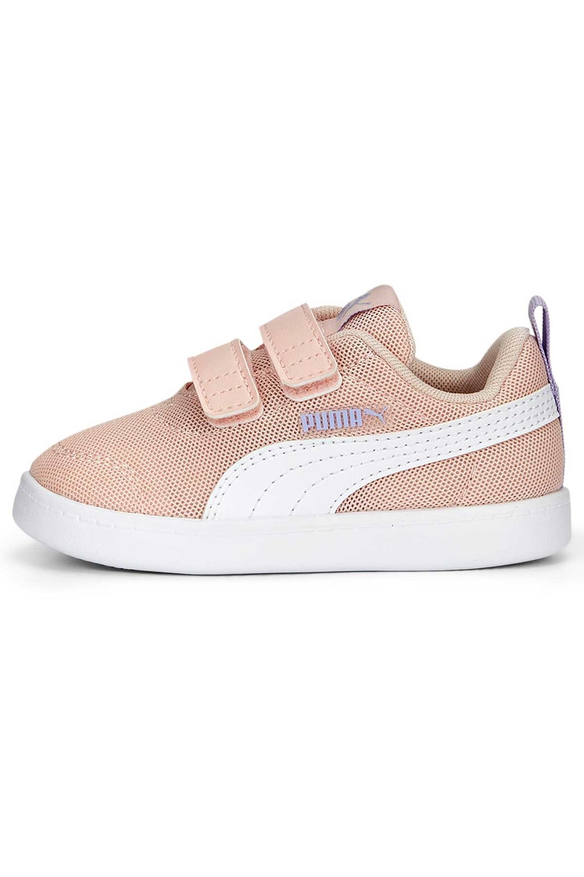 Puma Courtflex v2 Bebek Spor Ayakkabı 37175913 Turuncu
