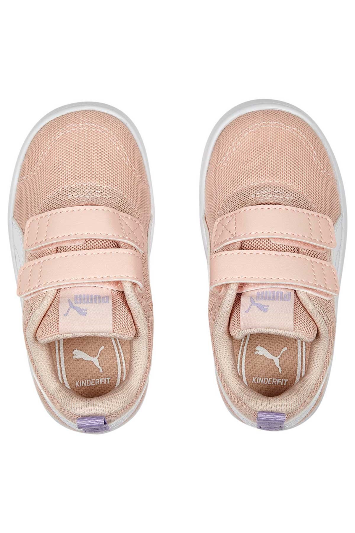 Puma Courtflex v2 Bebek Spor Ayakkabı 37175913 Turuncu