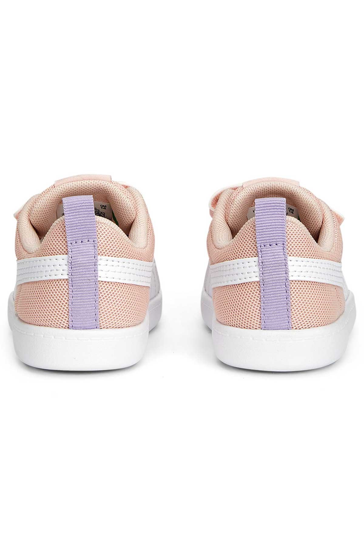 Puma Courtflex v2 Bebek Spor Ayakkabı 37175913 Turuncu