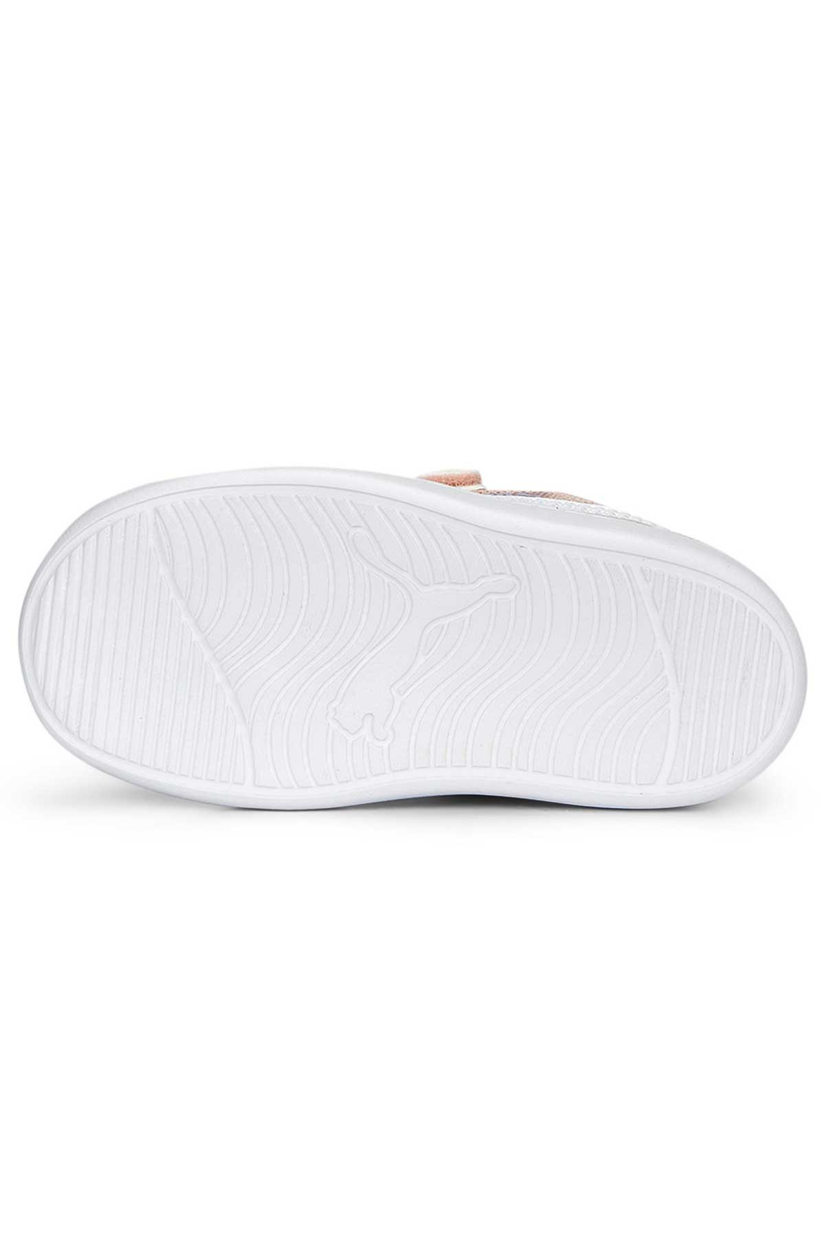 Puma Courtflex v2 Bebek Spor Ayakkabı 37175913 Turuncu