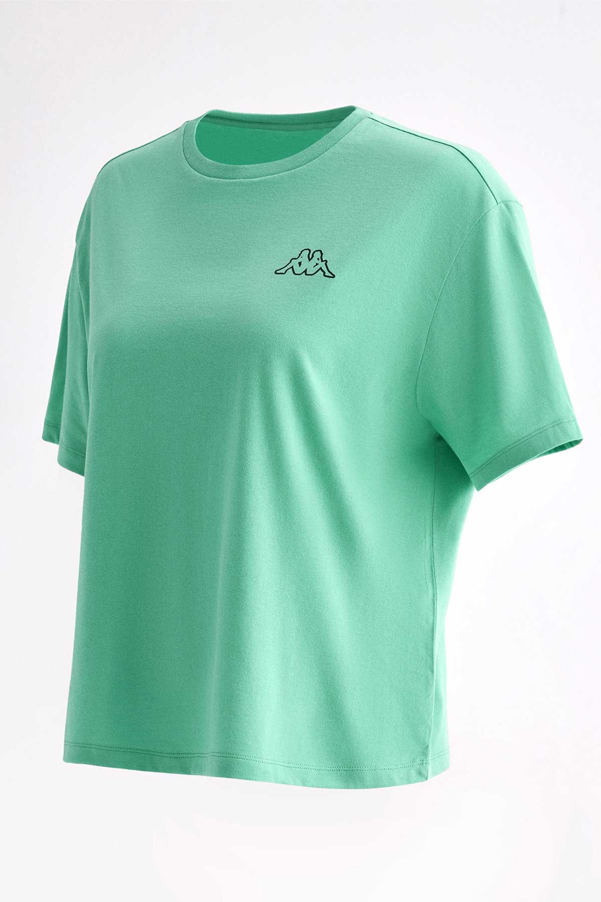 Kappa Logo Palm Beach Kadın Tişört 371E6TW Yeşil