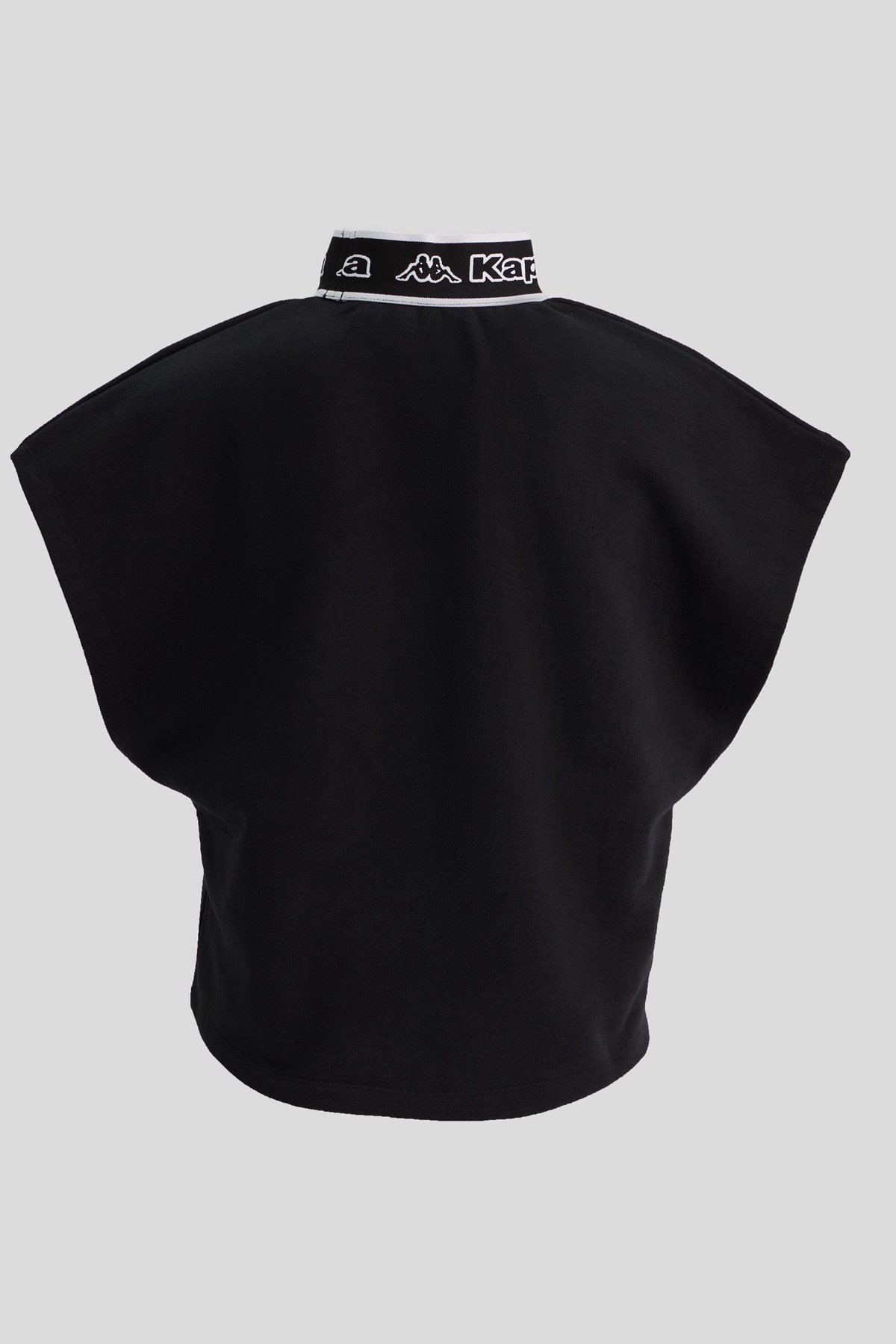Kappa Logo Tape Dabab Kadın Yelek Siyah
