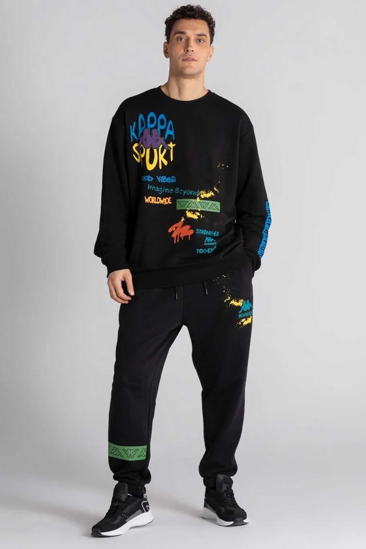 Kappa Authentic Joysak Erkek Eşofman Altı 371P4MW Siyah