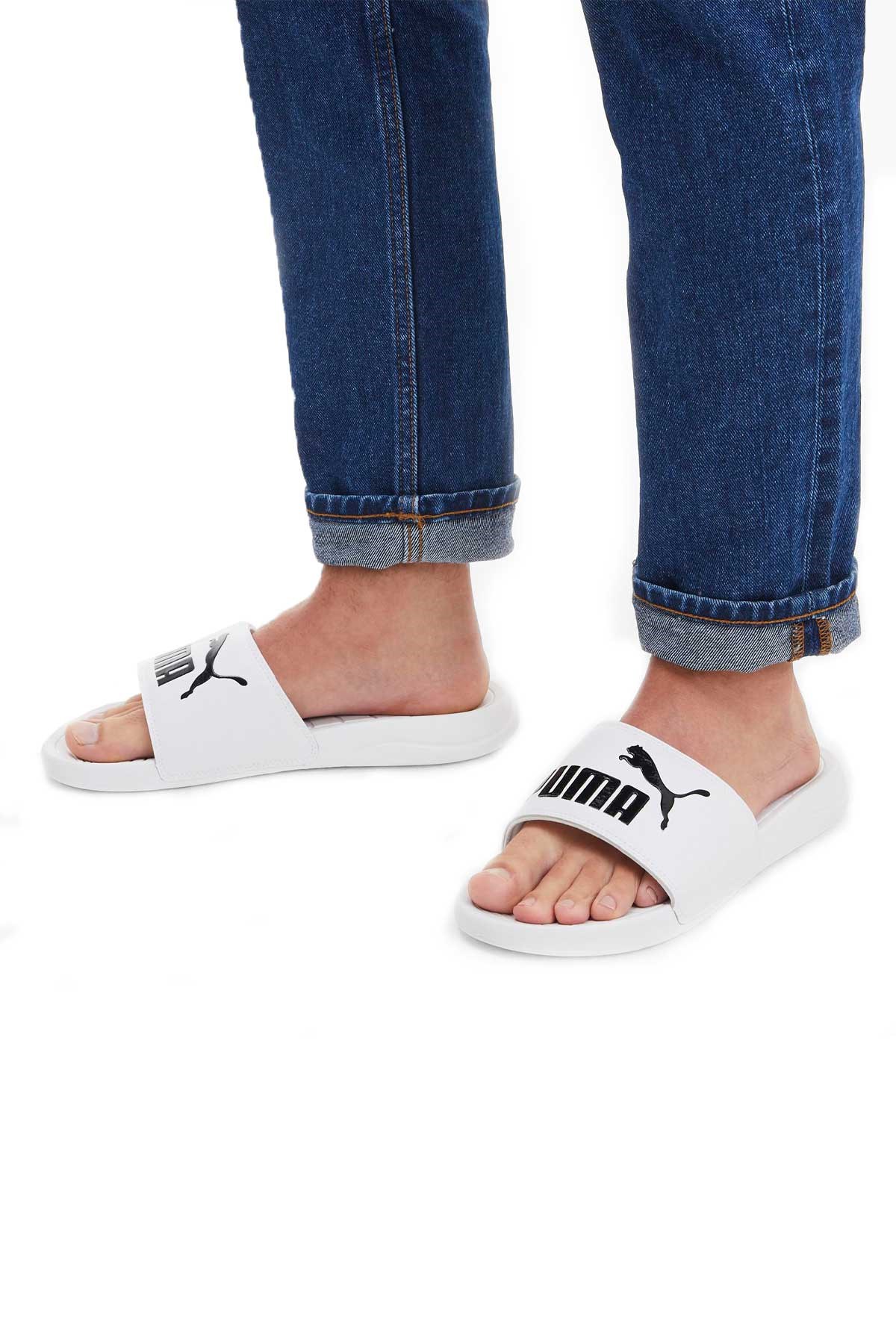 Puma Popcat 20 Unisex Terlik 37227902 Beyaz