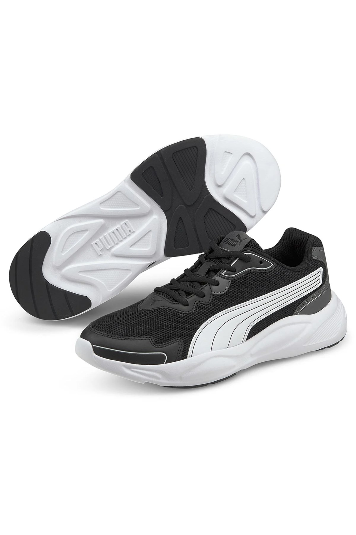 Puma 90S Runner Nu Wave Unisex Spor Ayakkabı 37301711 Siyah