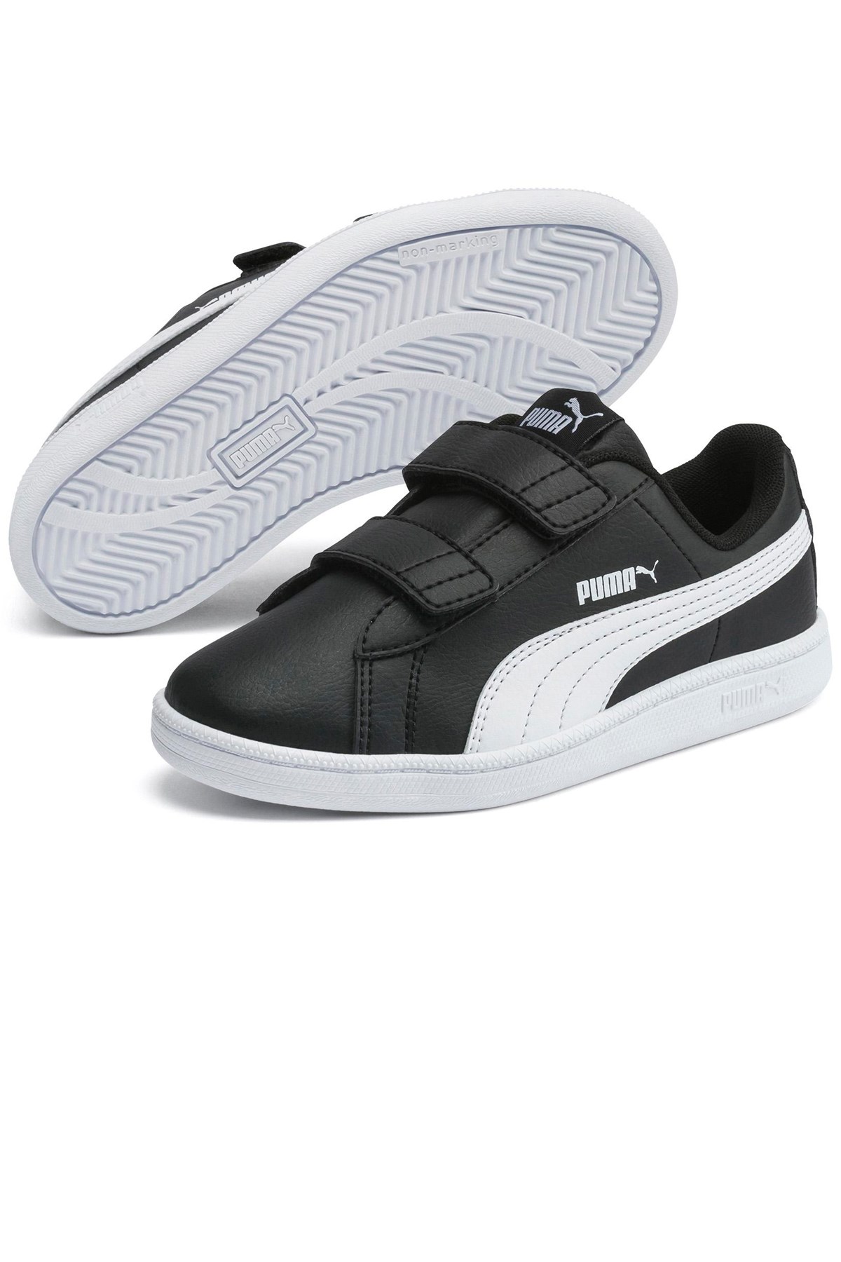 Puma Up V PS Çocuk Spor Ayakkabı 37360201 Siyah