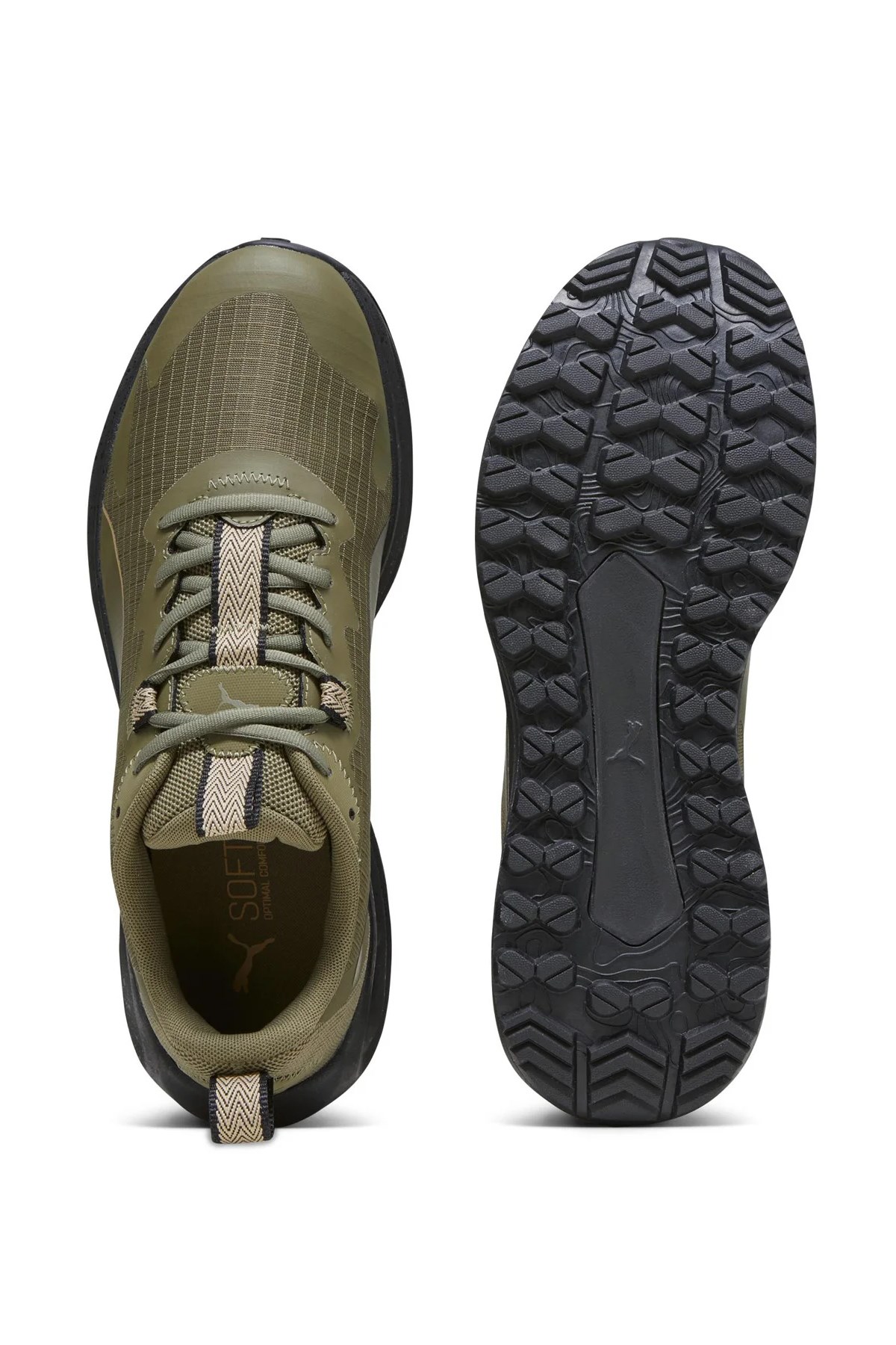 Puma Twitch Runner Trail Yürüyüş Ayakkabı 37696114 Haki
