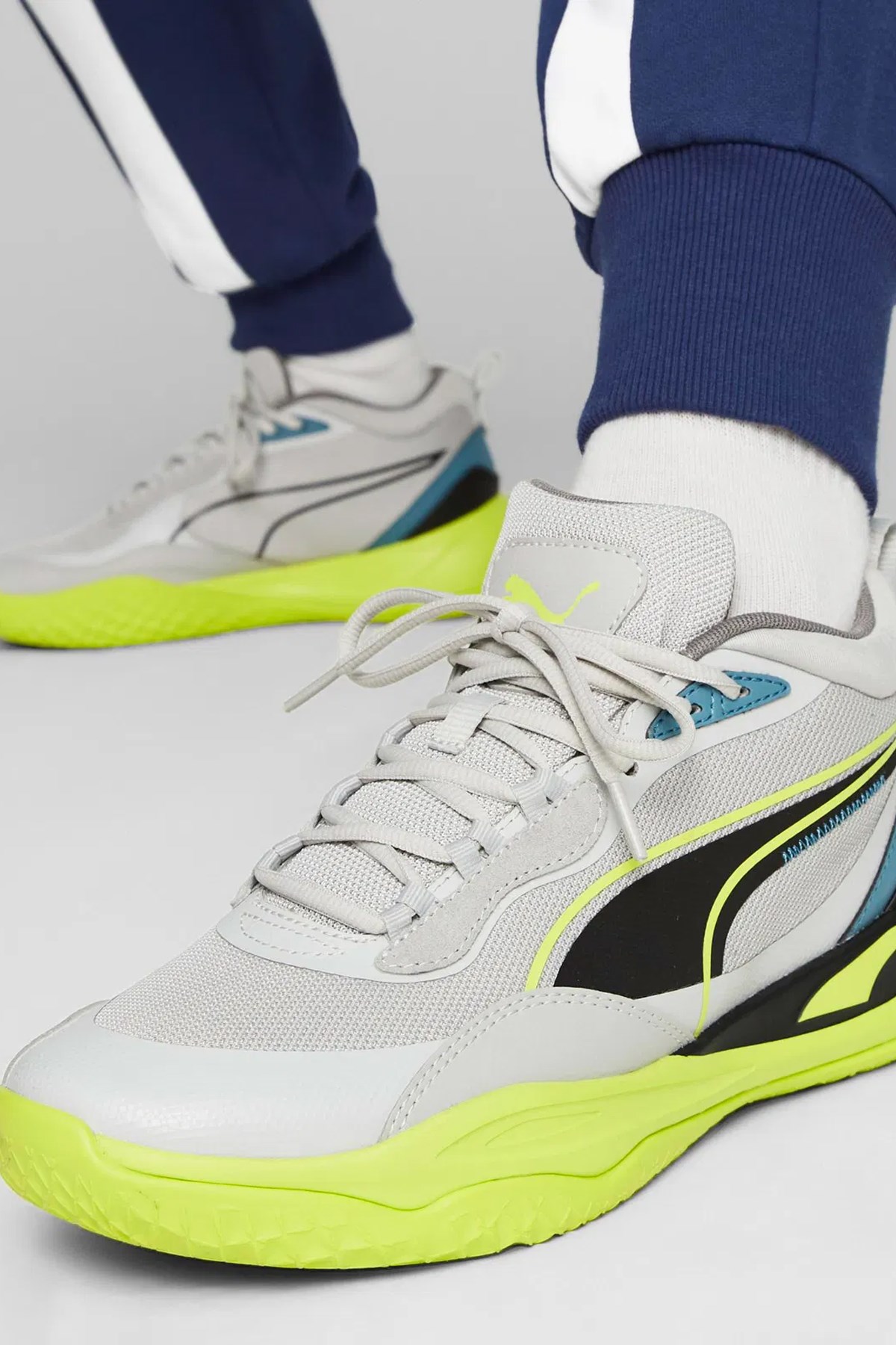 Puma Playmaker Pro Basketbol Ayakkabı 37757219 Gri