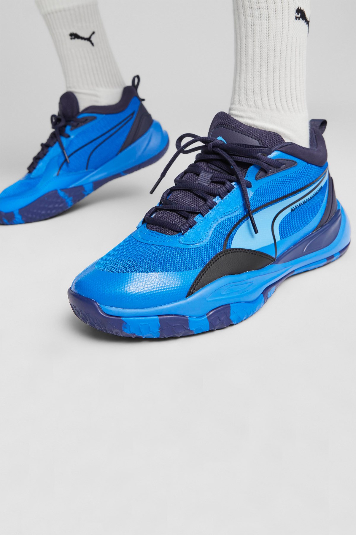 Puma Playmaker Pro Erkek Spor Ayakkabı 37757221 Mavi