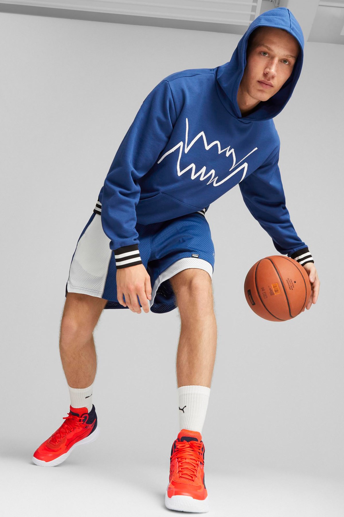Puma Playmaker Pro Mid Erkek Ayakkabı 37790212 Kırmızı