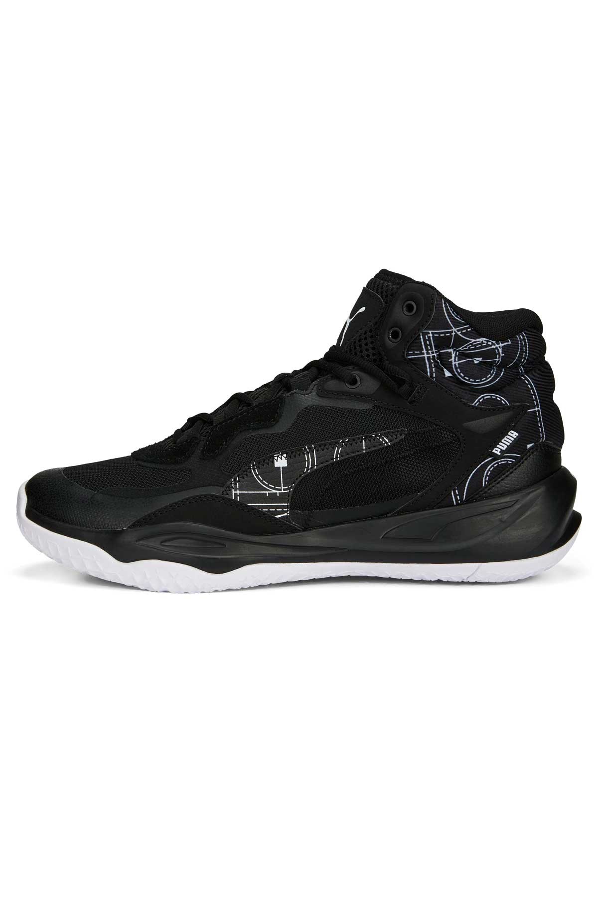 Puma Playmaker Pro Mid Erkek Spor Ayakkabı 37832601 Siyah