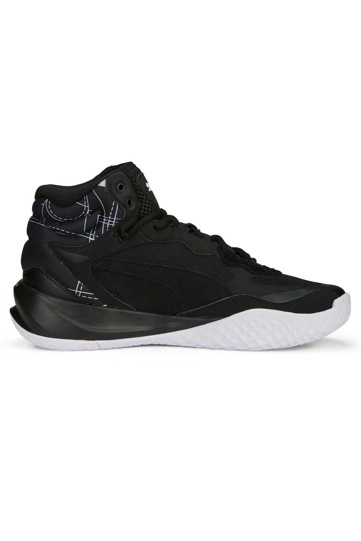 Puma Playmaker Pro Mid Erkek Spor Ayakkabı 37832601 Siyah
