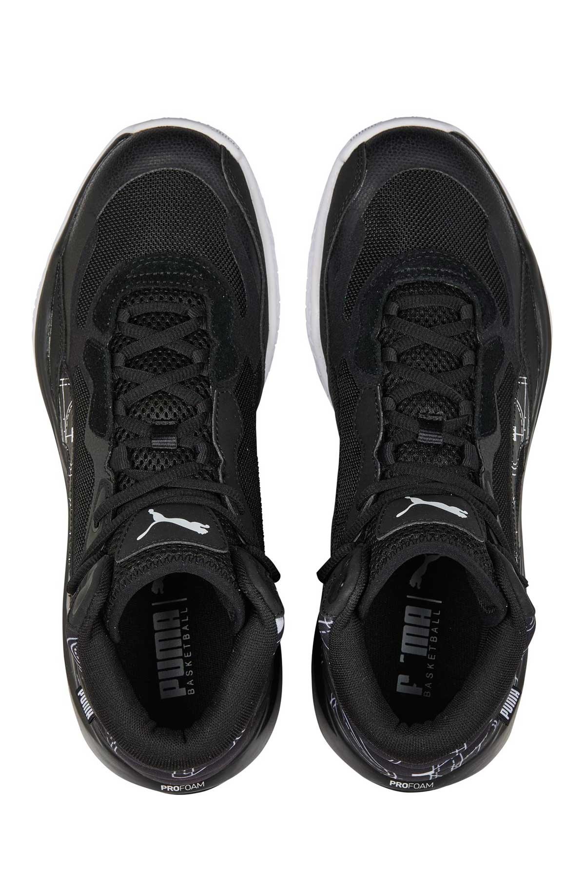 Puma Playmaker Pro Mid Erkek Spor Ayakkabı 37832601 Siyah