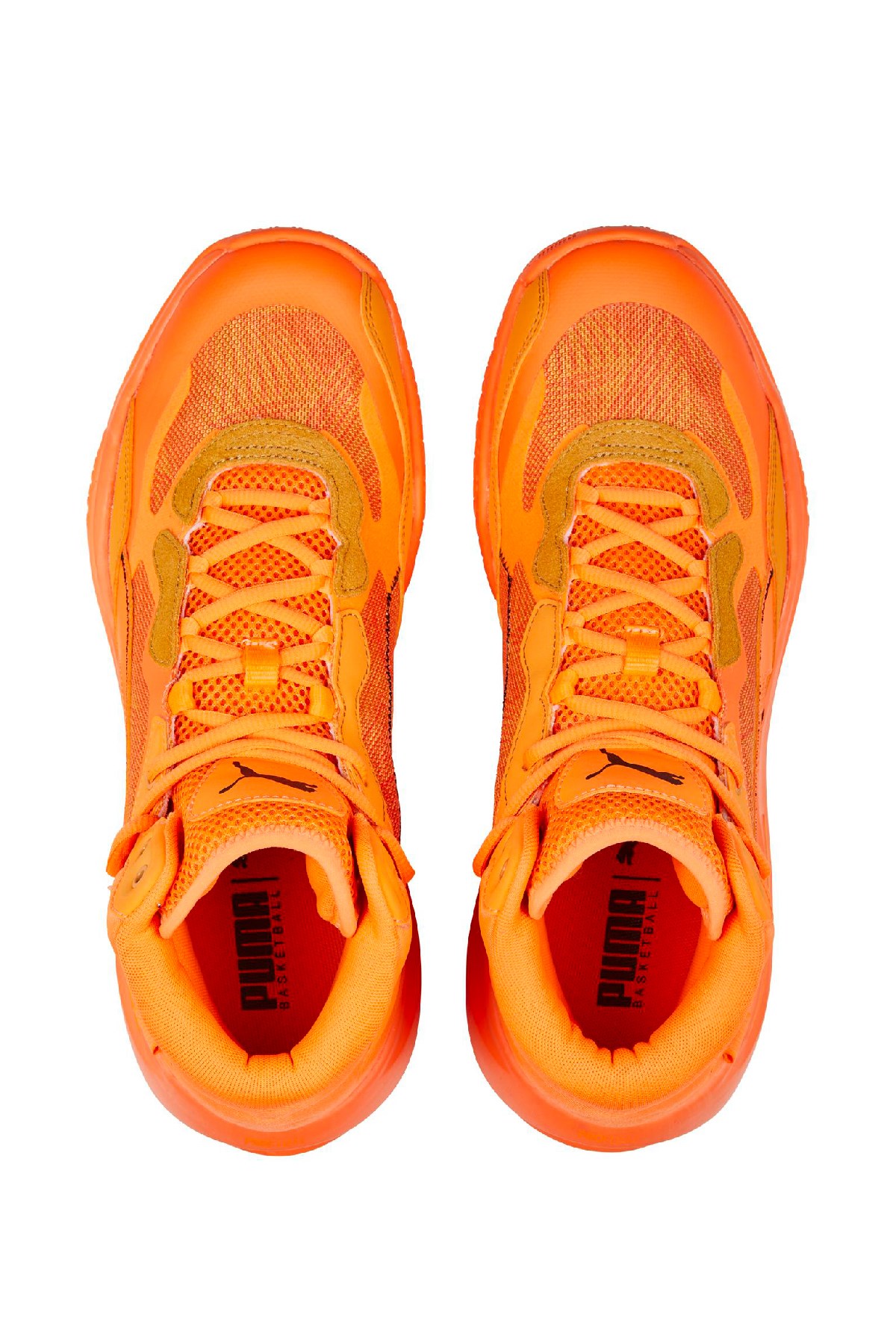 Puma Playmaker Pro Mid Erkek Spor Ayakkabı 37832701 Turuncu