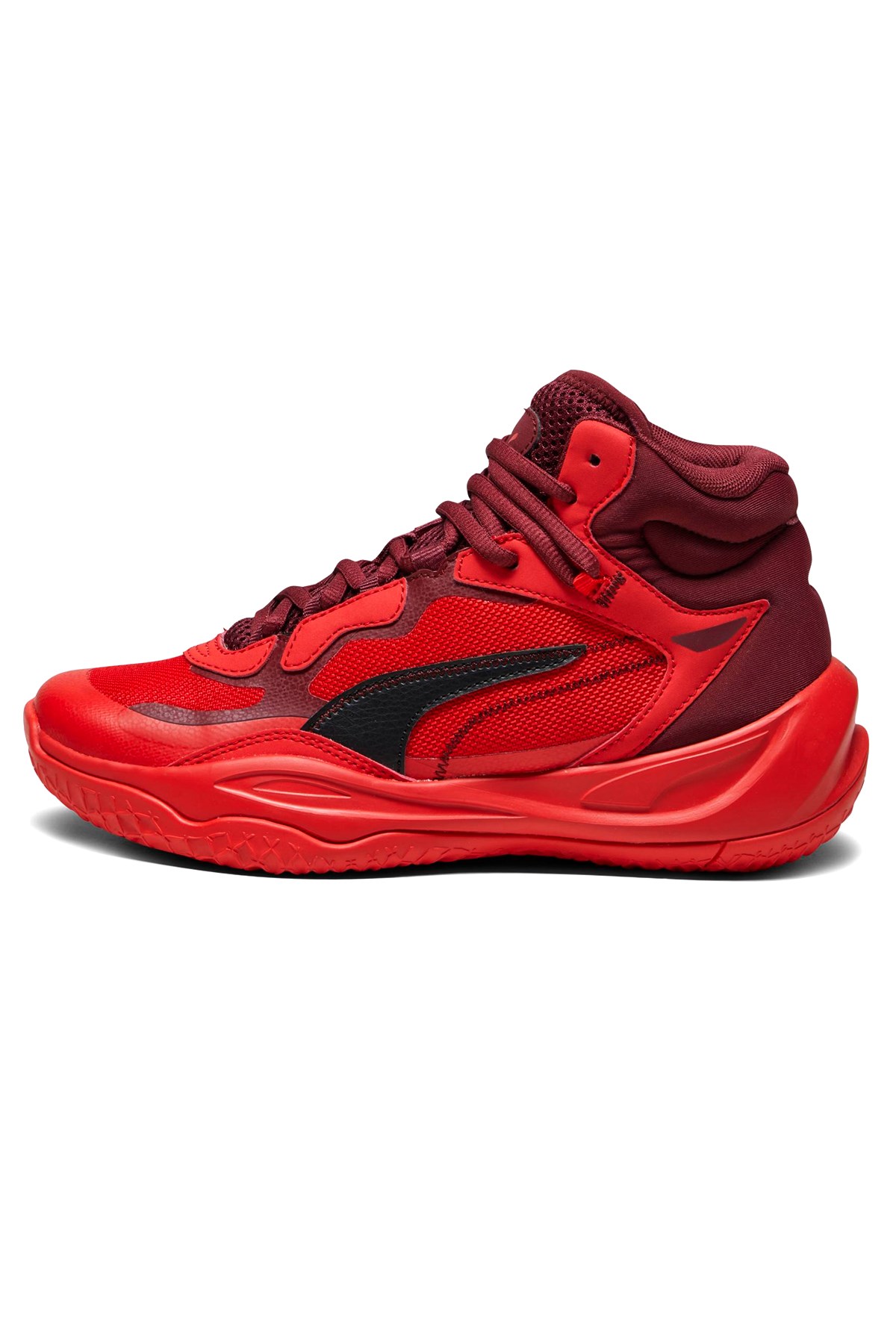 Puma Playmaker Pro Mid Çocuk Ayakkabı 37833013 Kırmızı