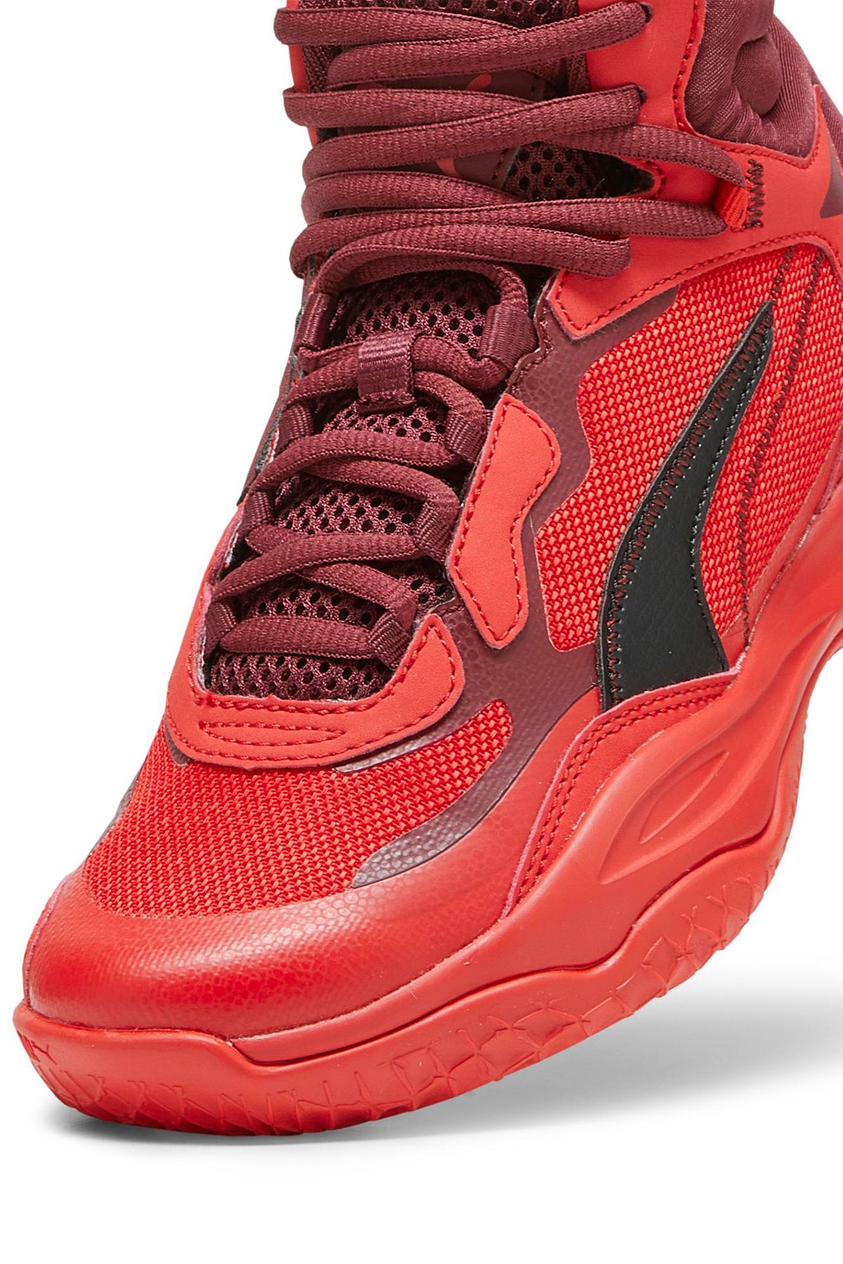 Puma Playmaker Pro Mid Çocuk Ayakkabı 37833013 Kırmızı