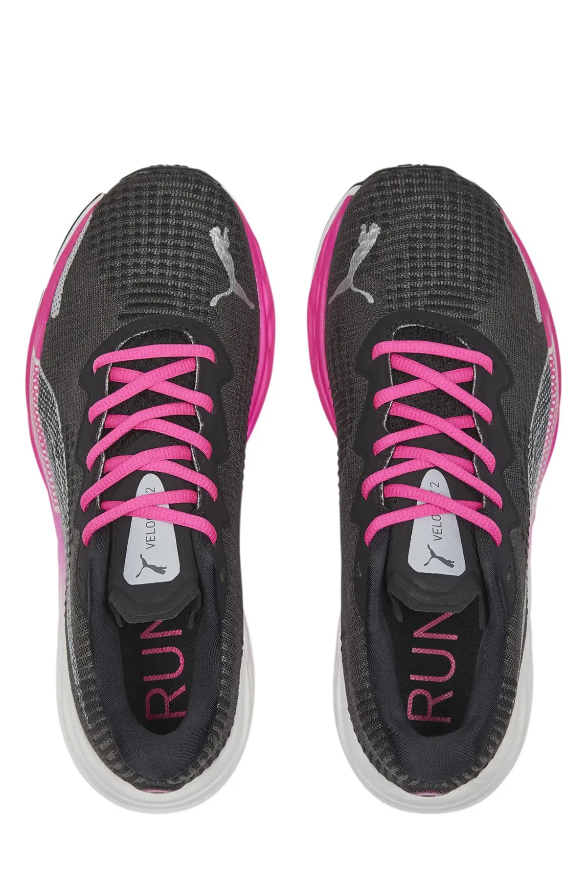 Puma Velocity Nitro 2 Fade Kadın Koşu Ayakkabı 37852703 Siyah