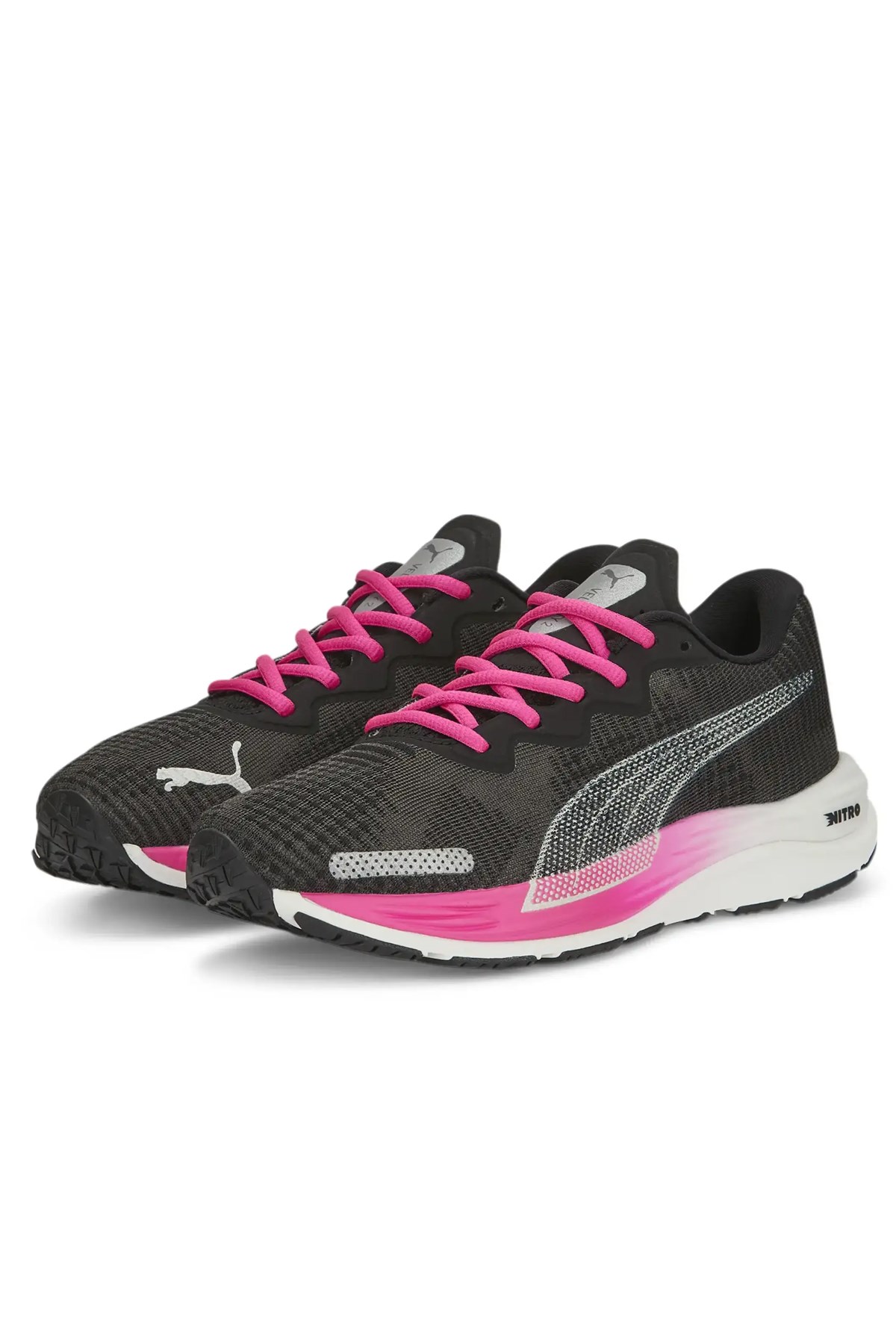 Puma Velocity Nitro 2 Fade Kadın Koşu Ayakkabı 37852703 Siyah