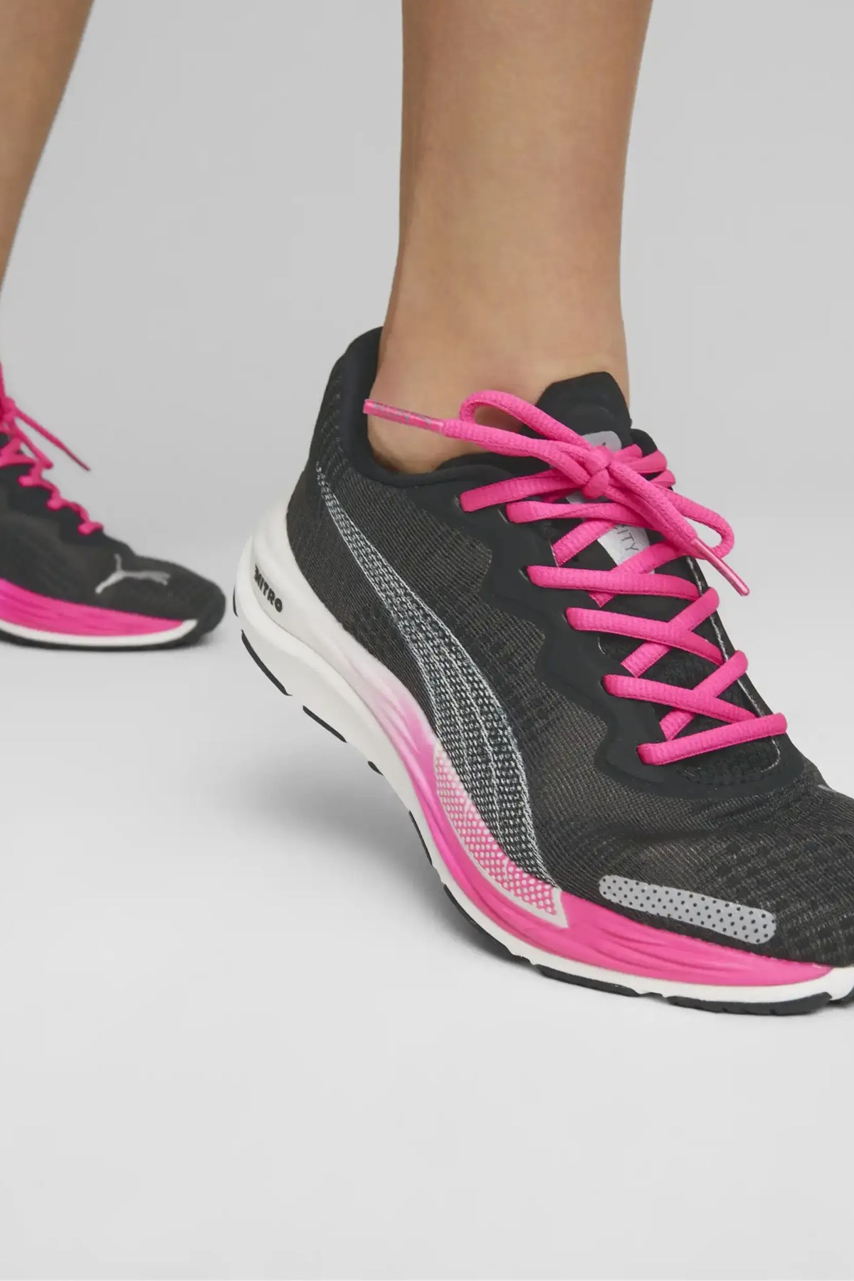 Puma Velocity Nitro 2 Fade Kadın Koşu Ayakkabı 37852703 Siyah
