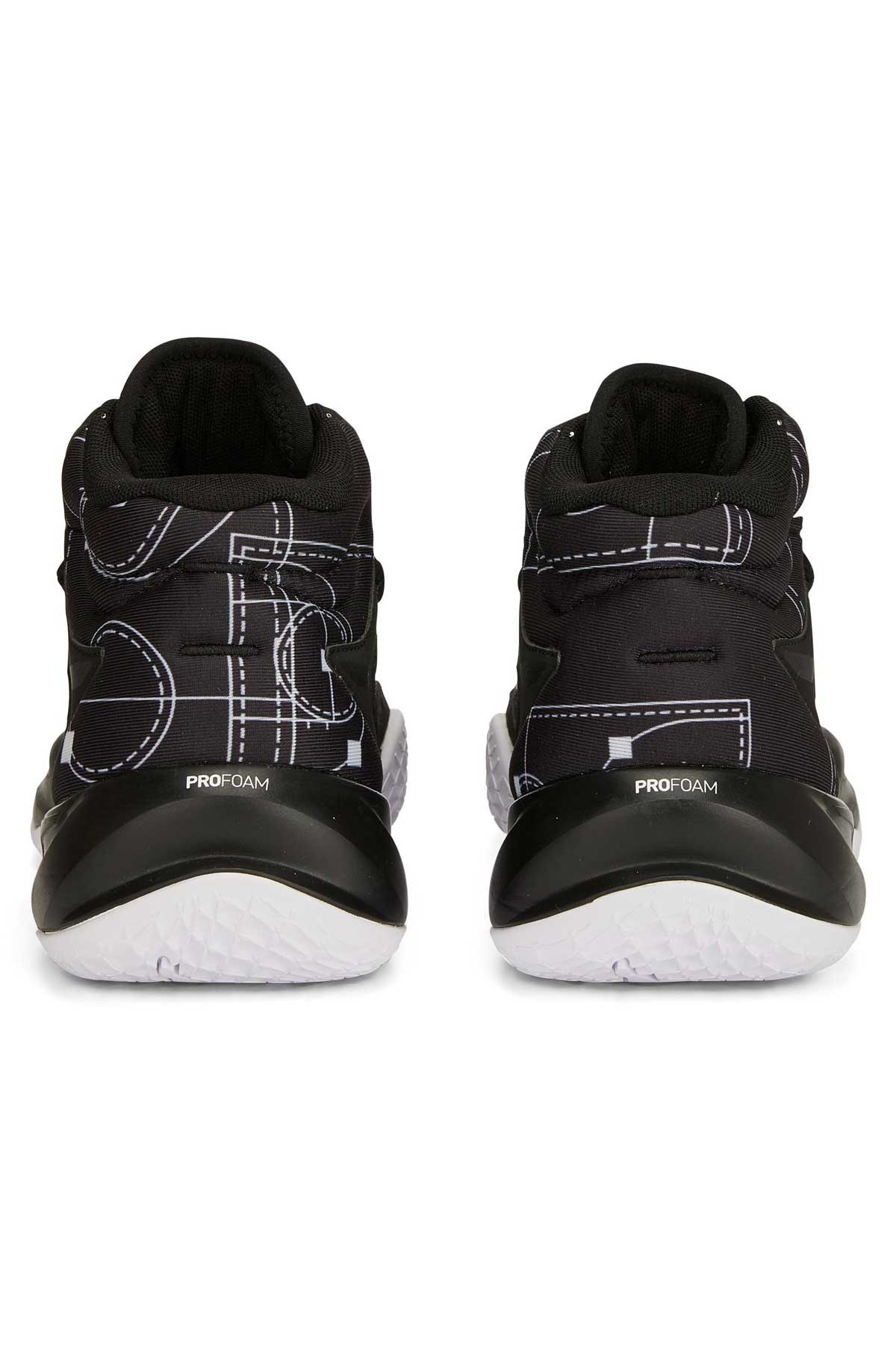 Puma Playmaker Pro Mid Çocuk Spor Ayakkabı 37858101 Siyah