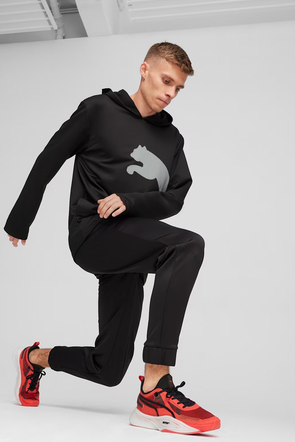 Puma Pwr Nıtro Squared Erkek Koşu Ayakkabı 37868705 Kırmızı