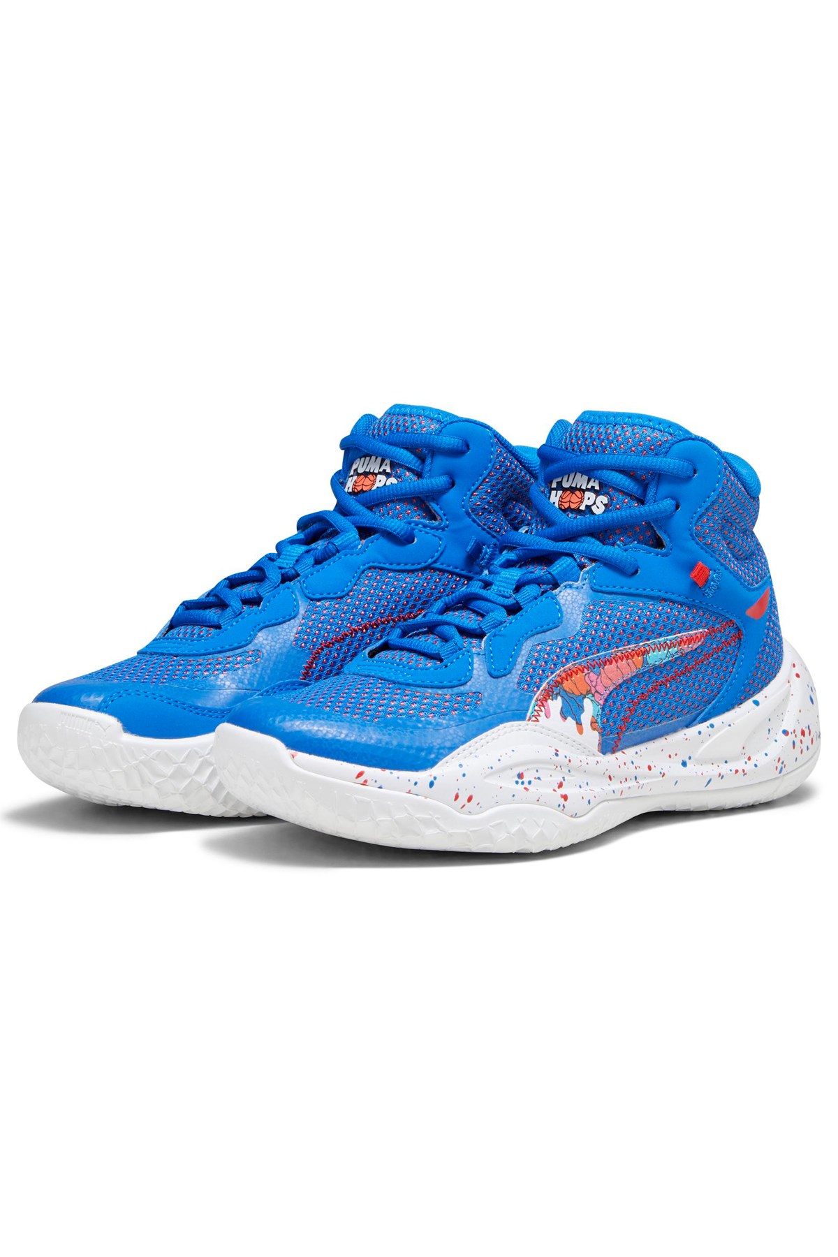 Puma Playmaker Pro Mid Çocuk Spor Ayakkabı 37933701 Mavi